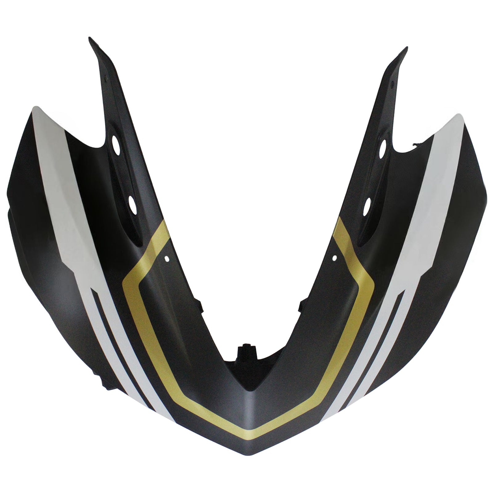 Amotopart Yamaha 2014-2018 YZF-R3 2015-2017 R25 Black White Fairing Kit