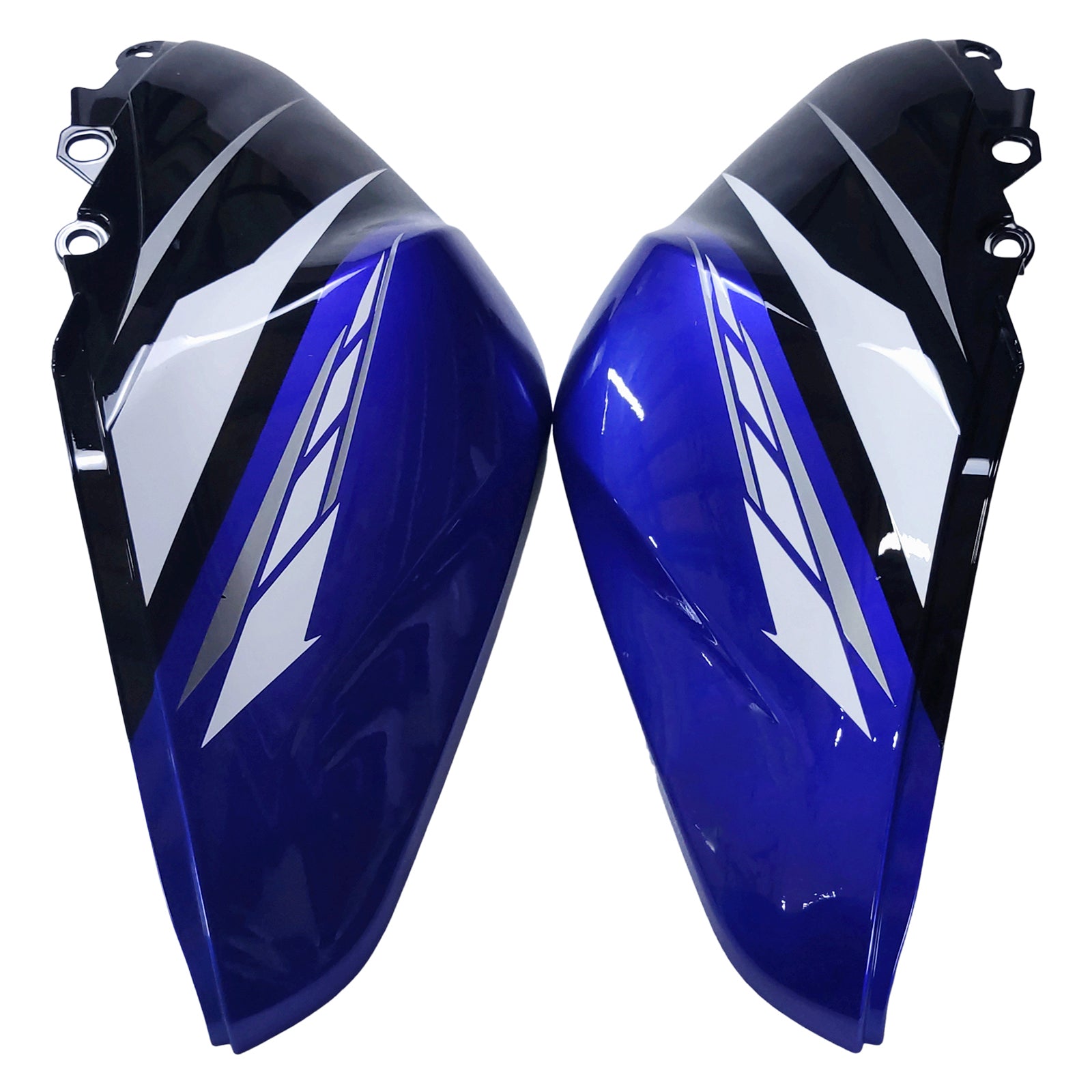 Amotopart Fairing Kit Yamaha 2014-2018 YZF R3 & 2015-2017 YZF R25 Black Blue Fairing Kit