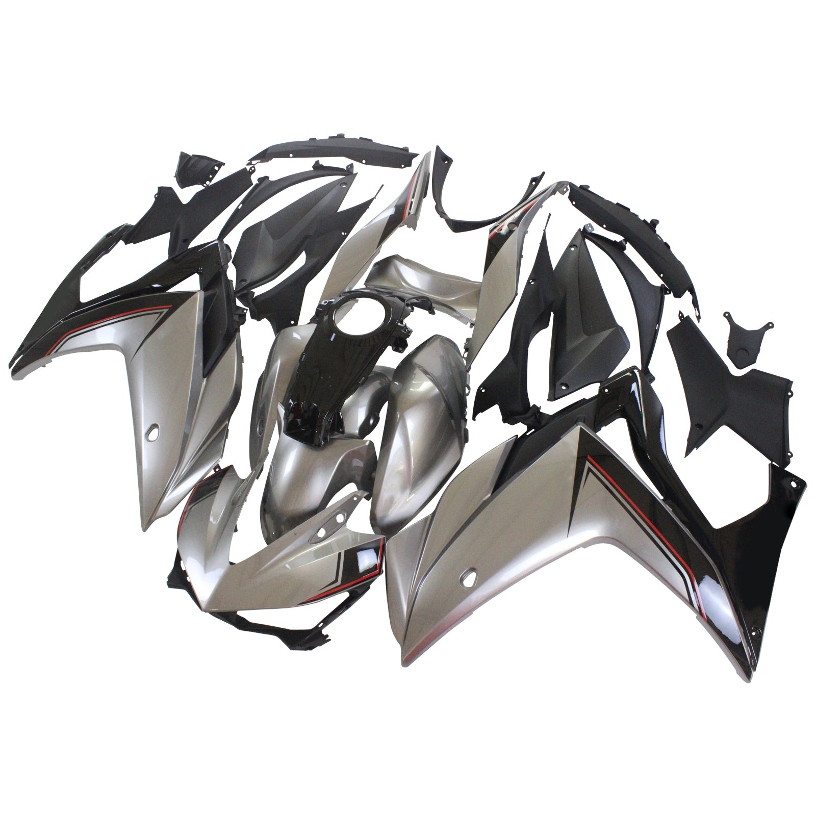 Amotopart kapotáž Yamaha 2014-2018 YZF R3 & 2015-2017 YZF R25 STREED šedá kapotáž