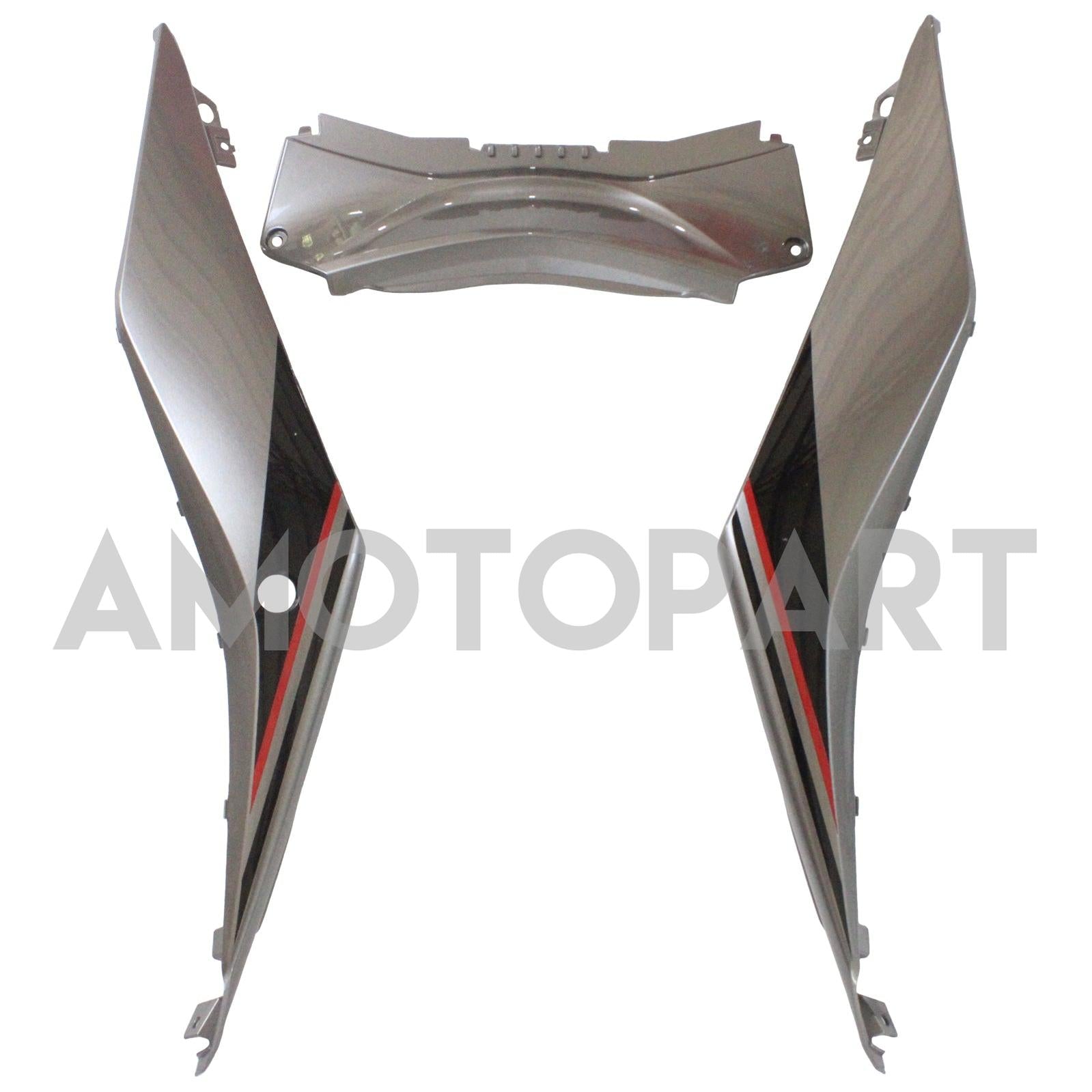 Amotopart Fairing Kit Yamaha 2014-2018 YZF R3 & 2015-2017 YZF R25 Sliver Gray Fairing Kit