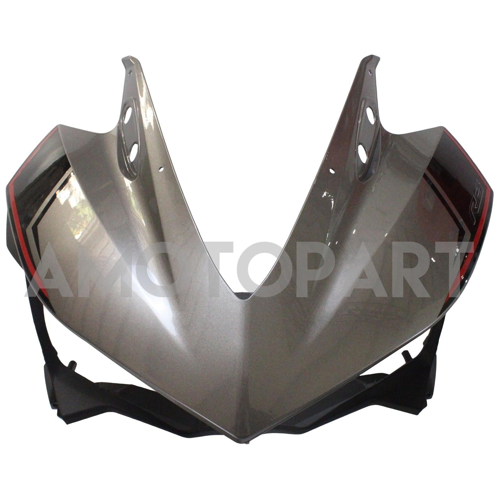 Amotopart Fairing Kit Yamaha 2014-2018 YZF R3 & 2015-2017 YZF R25 Sliver Gray Fairing Kit
