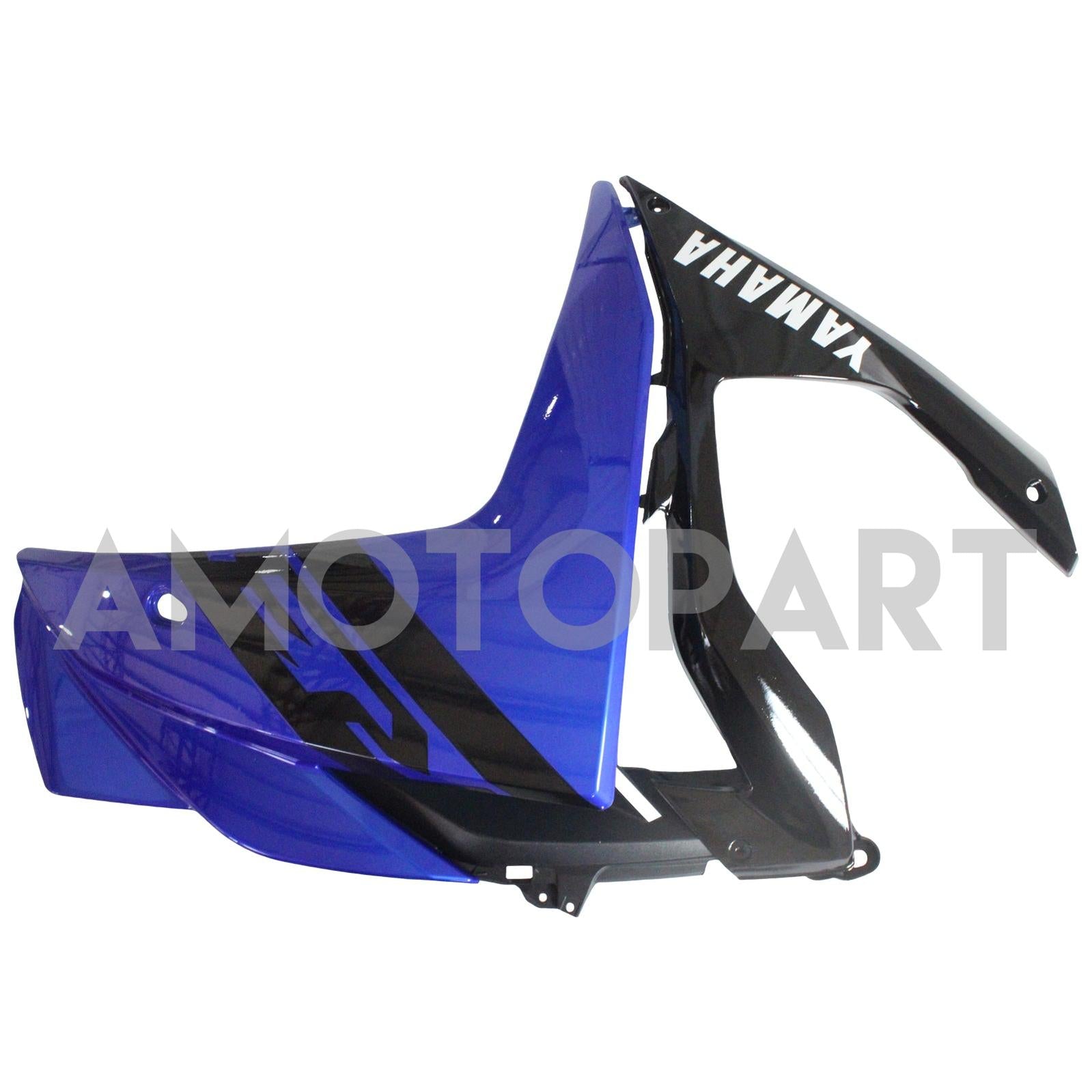 Amotopart Fairing Kit Yamaha 2014-2018 YZF R3 & 2015-2017 YZF R25 Black Blue Fairing Kit