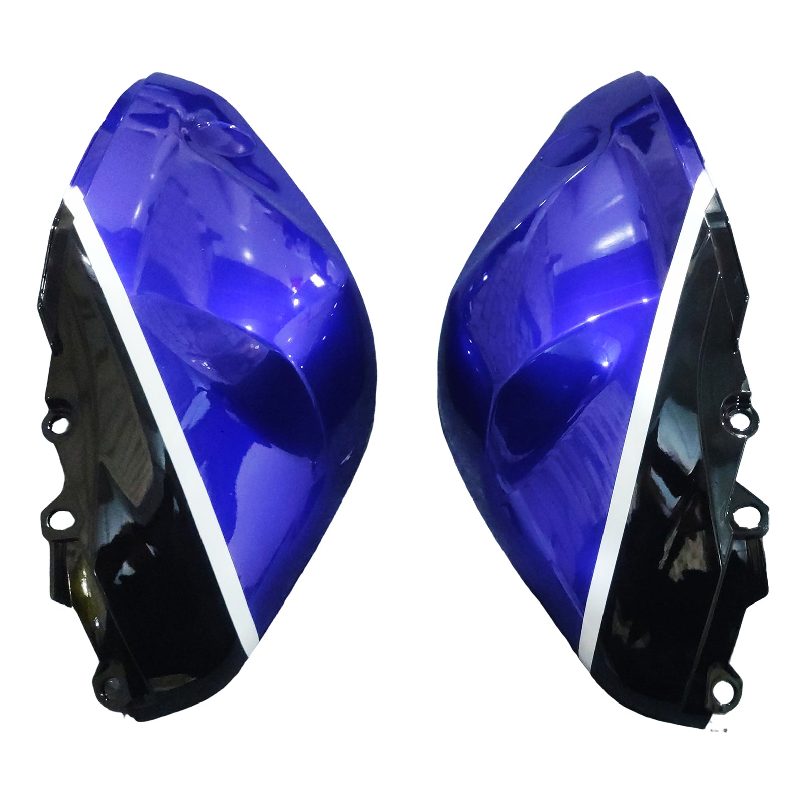 Amotopart Fairing Kit Yamaha 2014-2018 YZF R3 & 2015-2017 YZF R25 Black Blue Fairing Kit