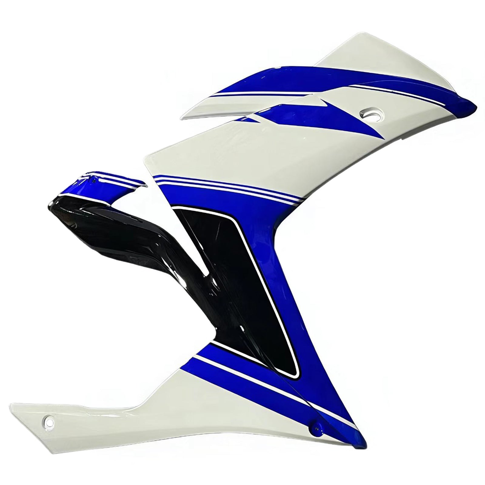 Amotopart Fairing Kit Yamaha 2014-2018 YZF R3 & 2015-2017 YZF R25 Blue Mix White Fairing Kit