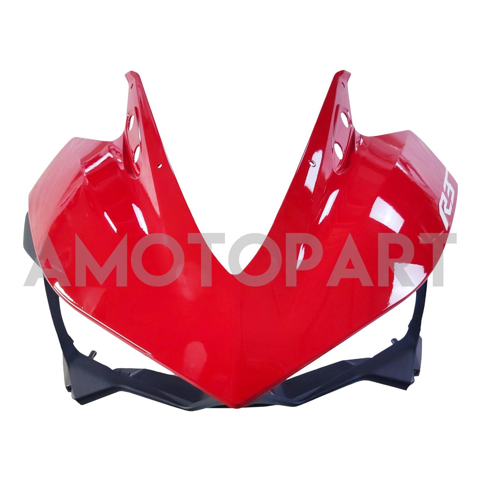 Amotopart Fairing Kit Yamaha 2014-2018 YZF R3 & 2015-2017 YZF R25 Red Mix White Fairing Kit