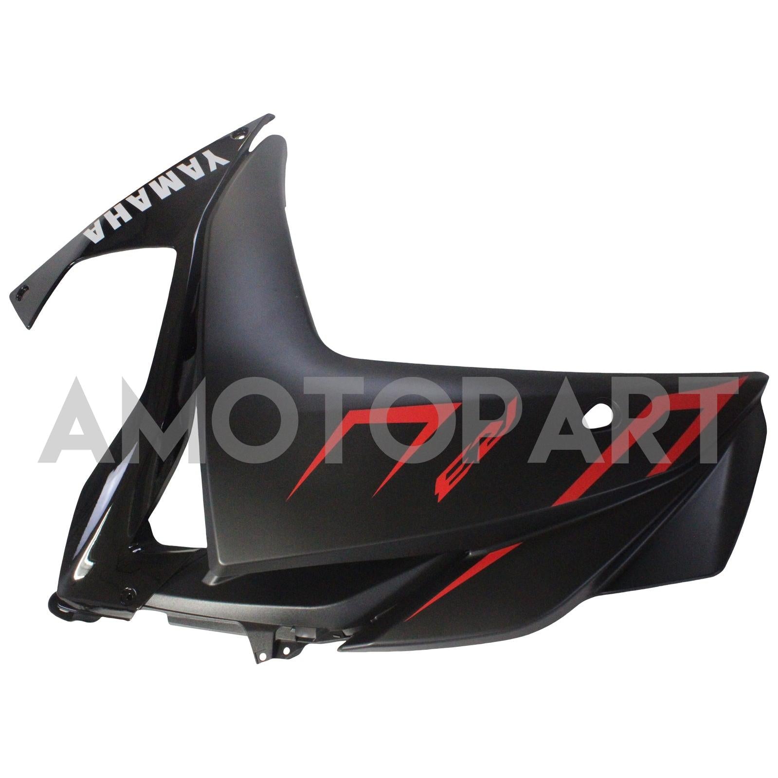 Amotopart Fairing Kit Yamaha 2014-2018 YZF R3 & 2015-2017 YZF R25 Black Red Fairing Kit