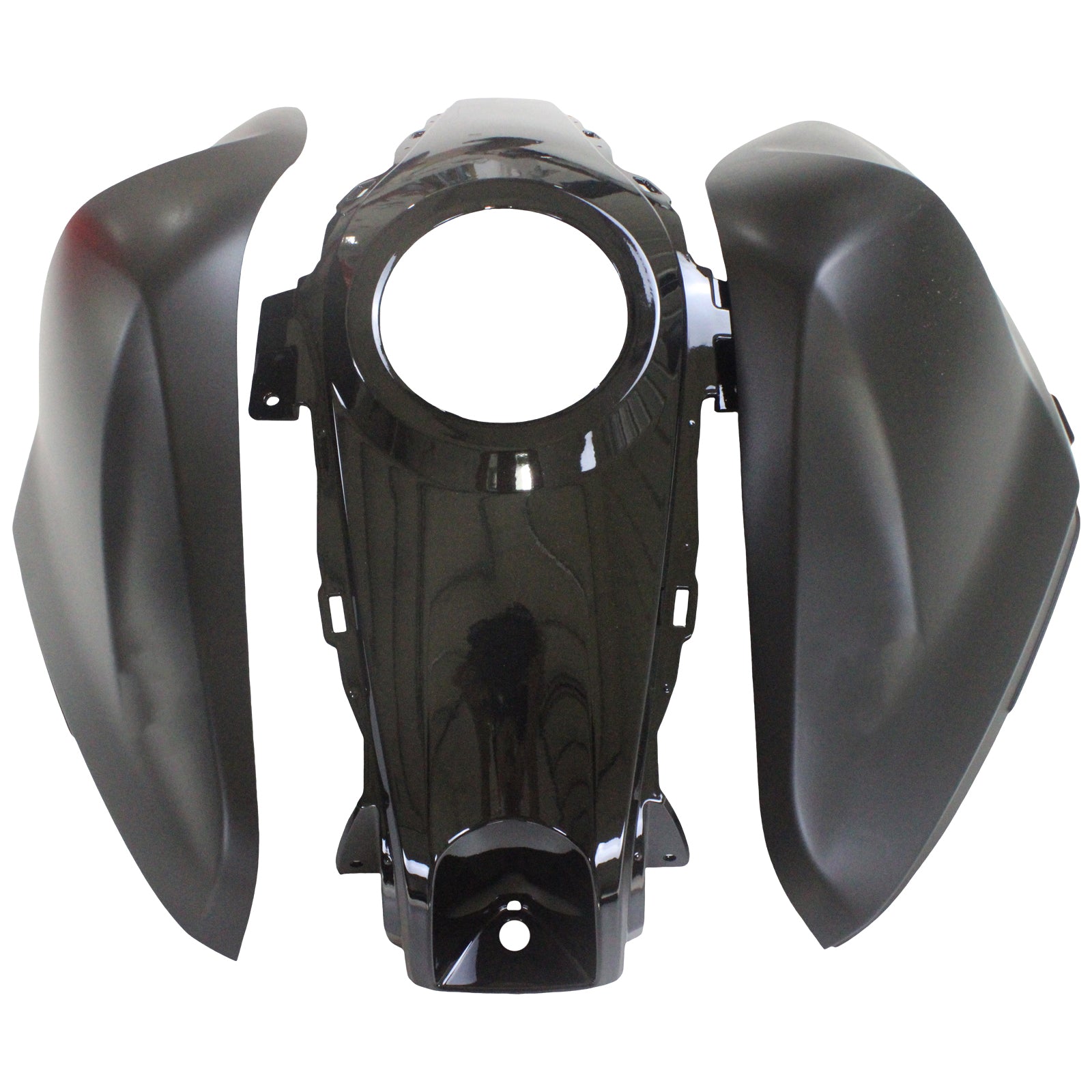 Kit de carénage Amotopart pour Yamaha YZF R3 2014-2018 & Kit de carénage noir et rouge pour YZF R25 2015-2017