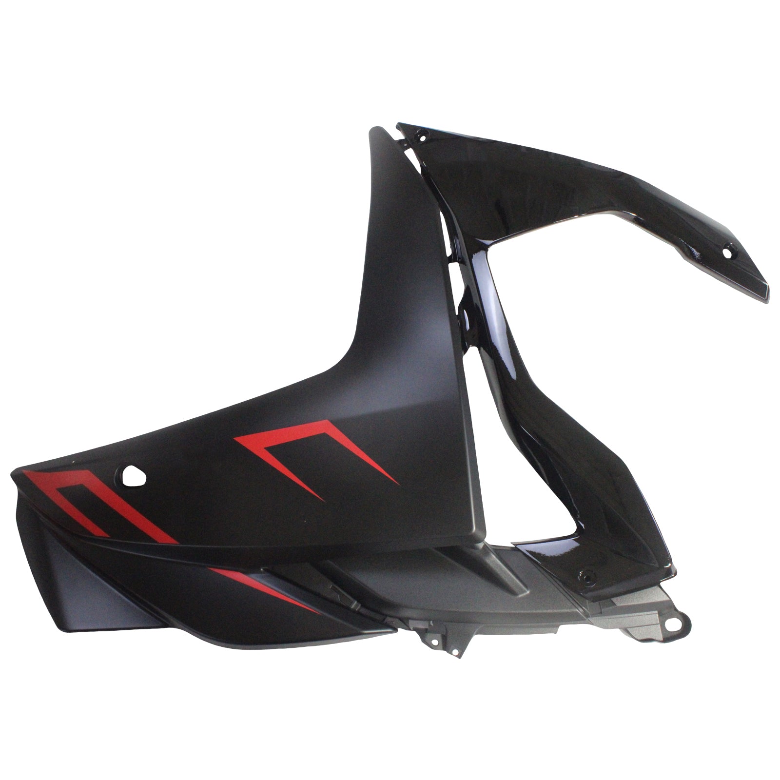 Kit de carénage Amotopart pour Yamaha YZF R3 2014-2018 & Kit de carénage noir et rouge pour YZF R25 2015-2017