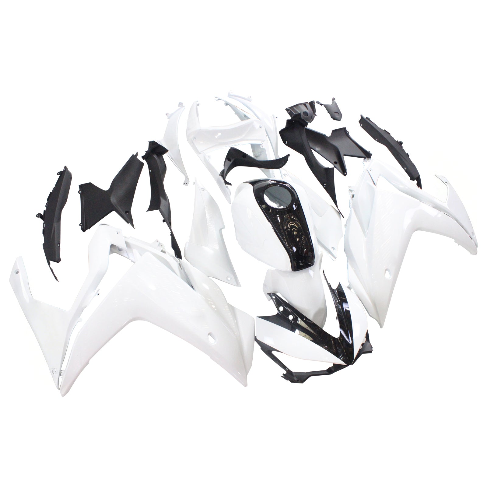 Amotopart フェアリングキット ヤマハ 2014-2018 YZF R3 & 2015-2017 YZF R25 ホワイト フェアリングキット