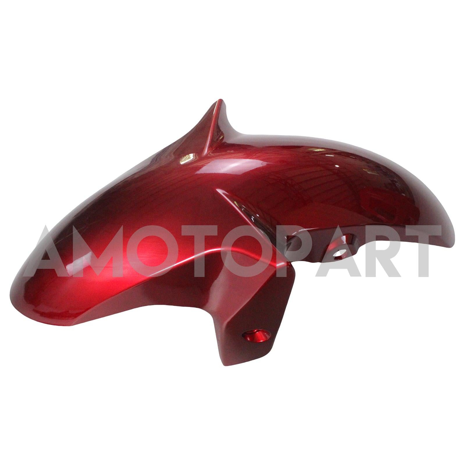 Amotopart Yamaha YZF-R3 2014-2018 R25 2015-2017 Black & Red Style1 Kit de carenagem