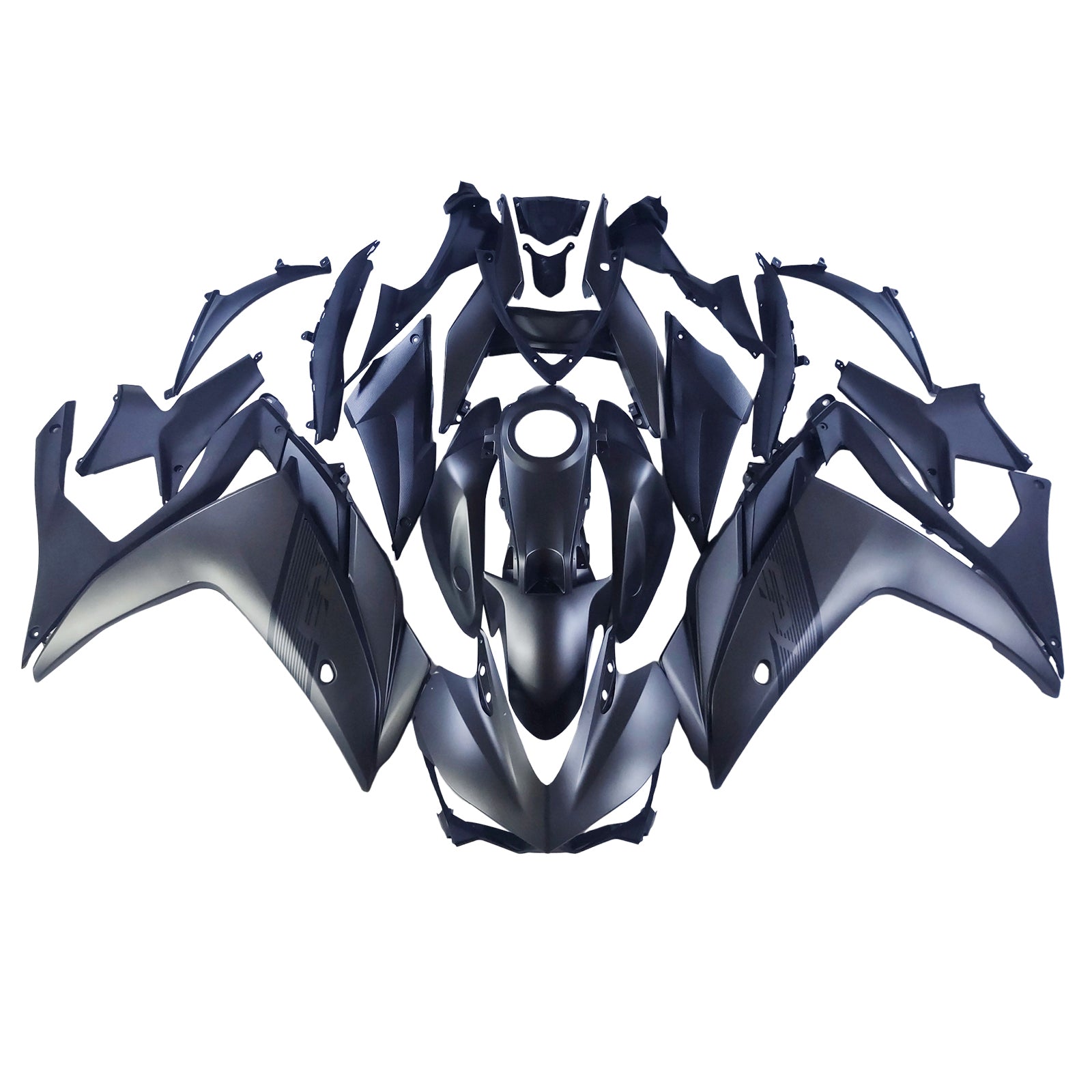 Amotopart Yamaha YZF-R3 2014-2018 R25 2015-2017 Šedá kapotáž