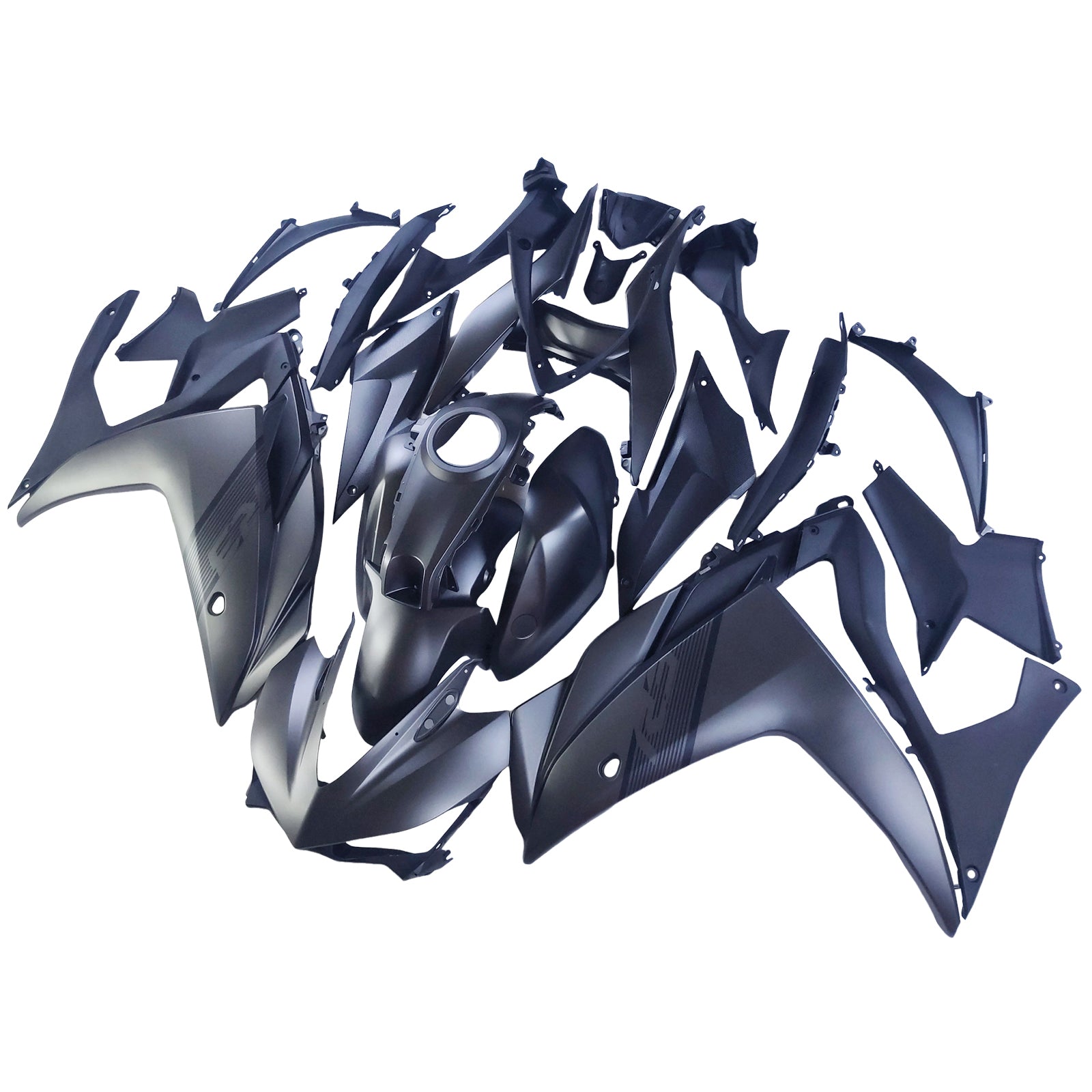 Amotopart Yamaha YZF-R3 2014-2018 R25 2015-2017 Šedá kapotáž