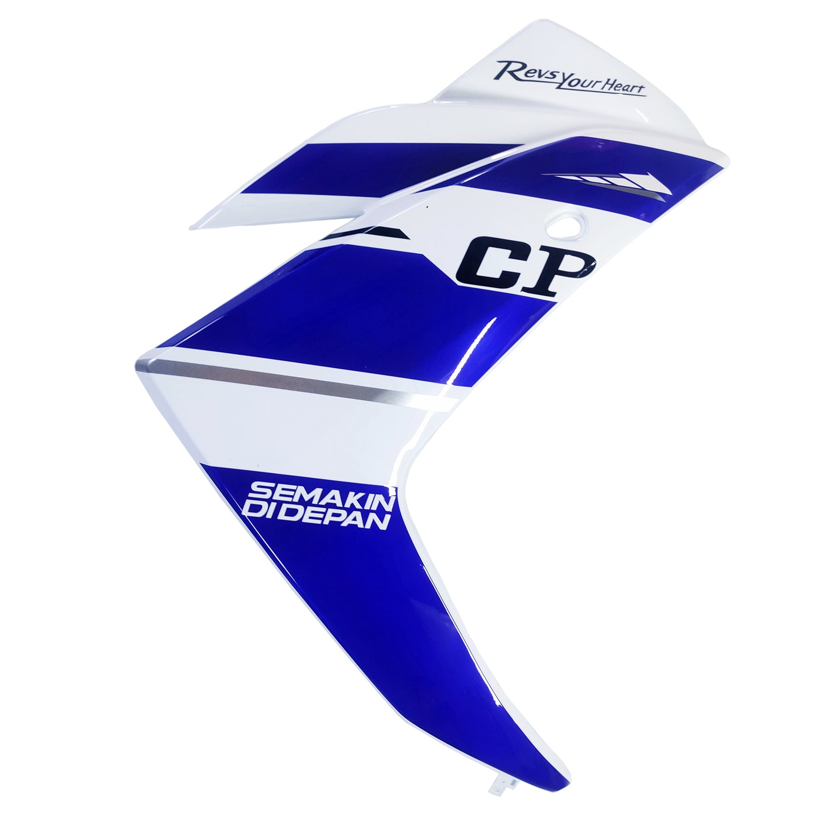 Amotopart Yamaha YZF-R3 2014-2018 R25 2015-2017 Zestaw Blue & White Fairing