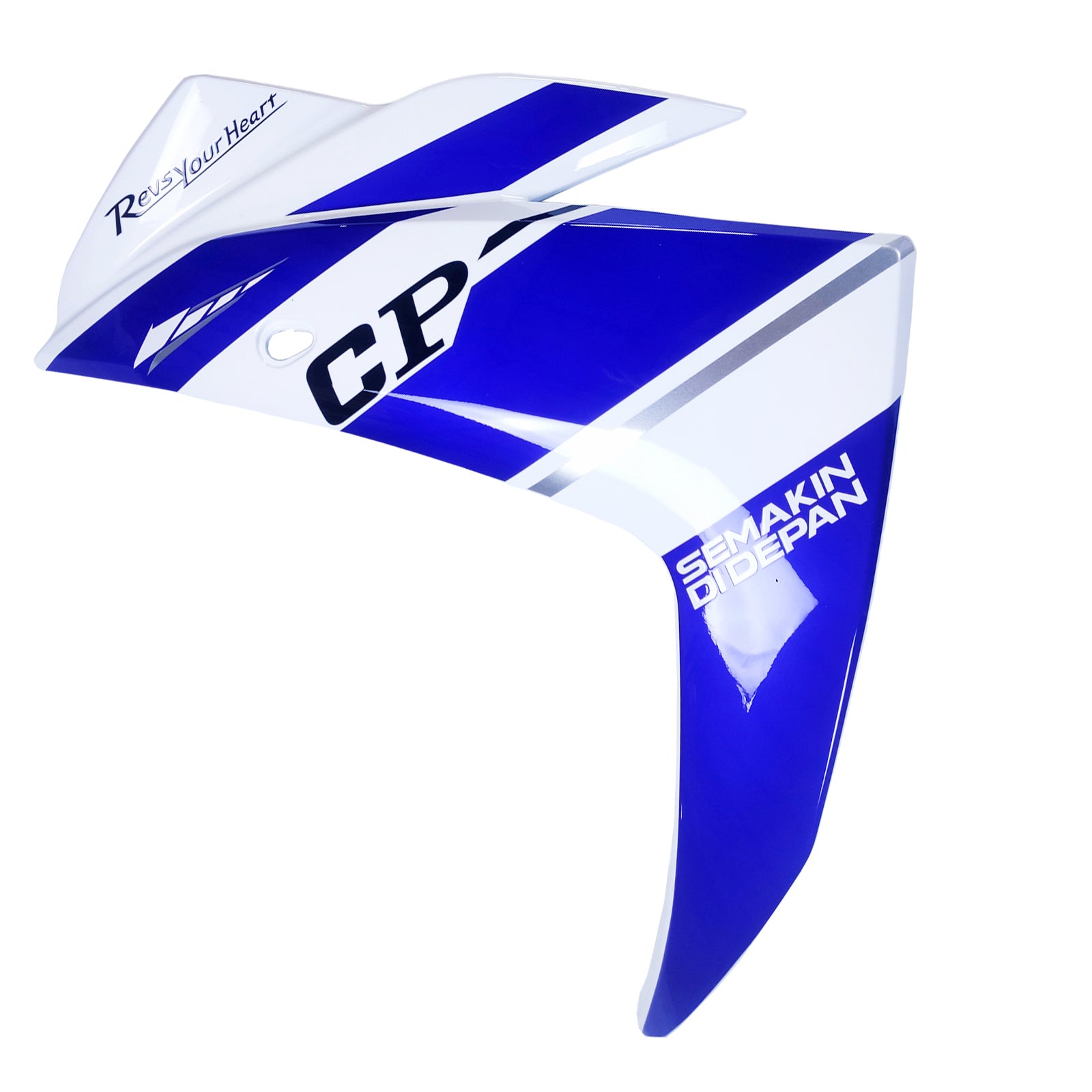 Amotopart Yamaha YZF-R3 2014-2018 R25 2015-2017 Zestaw Blue & White Fairing