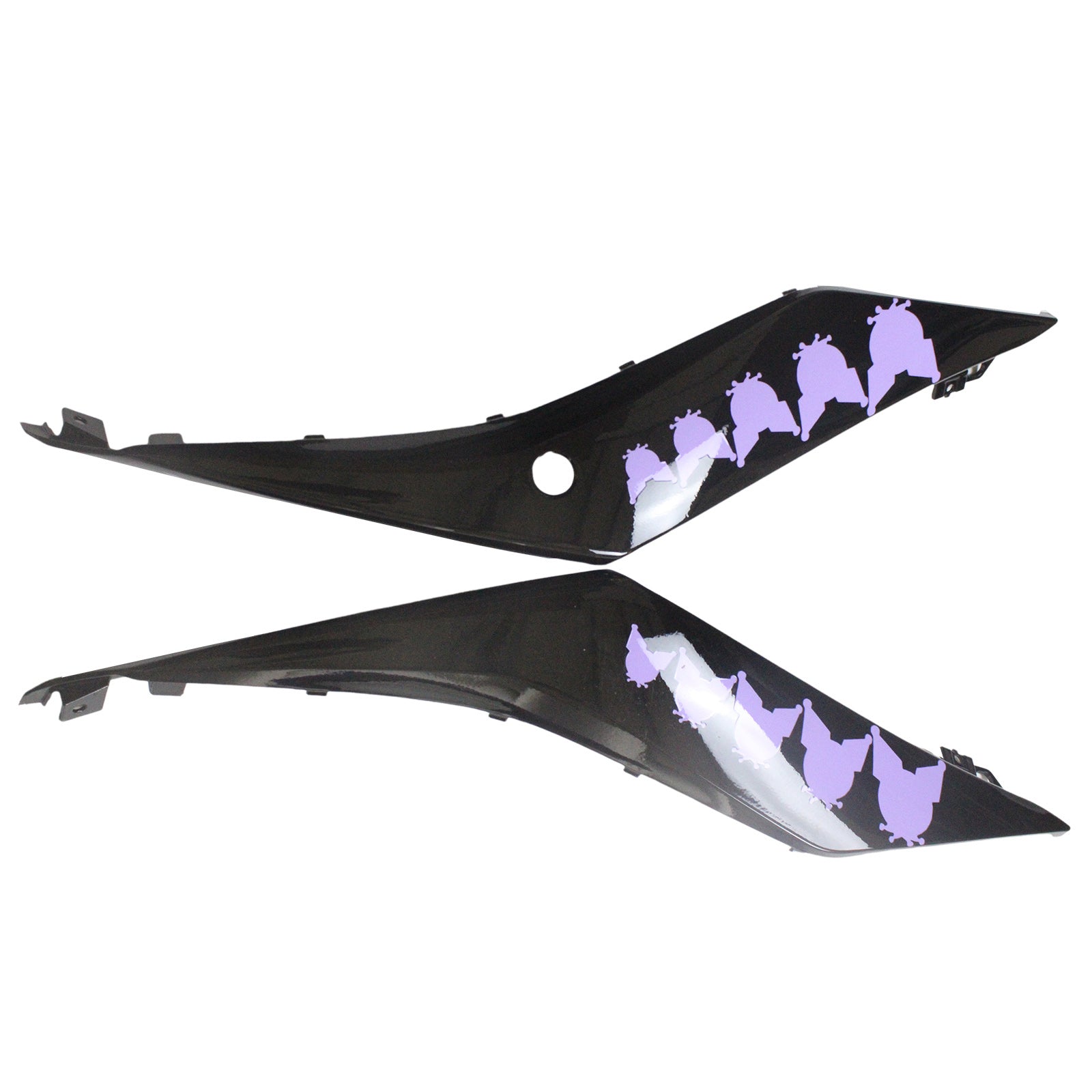 Amotopart YZF-R3 2014-2018 R25 2015-2017 Yamaha Purple & Black Failing Kit
