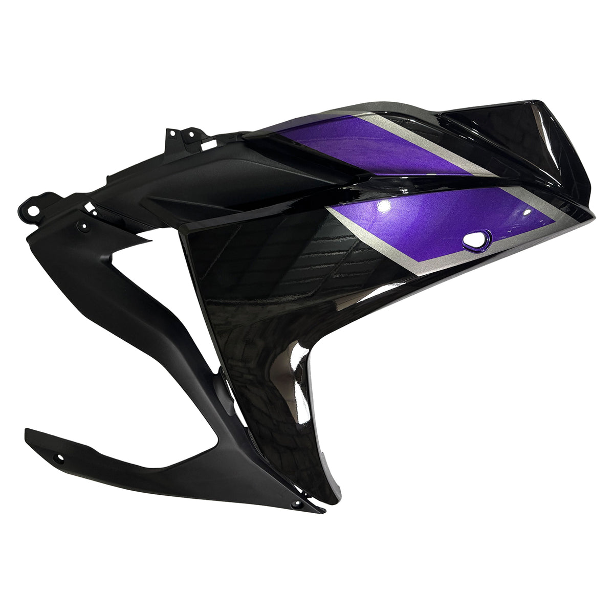 Amotopart Yamaha 2014-2018 YZF R3 2015-2017 YZF R25 Purple & Black Fairing Kit