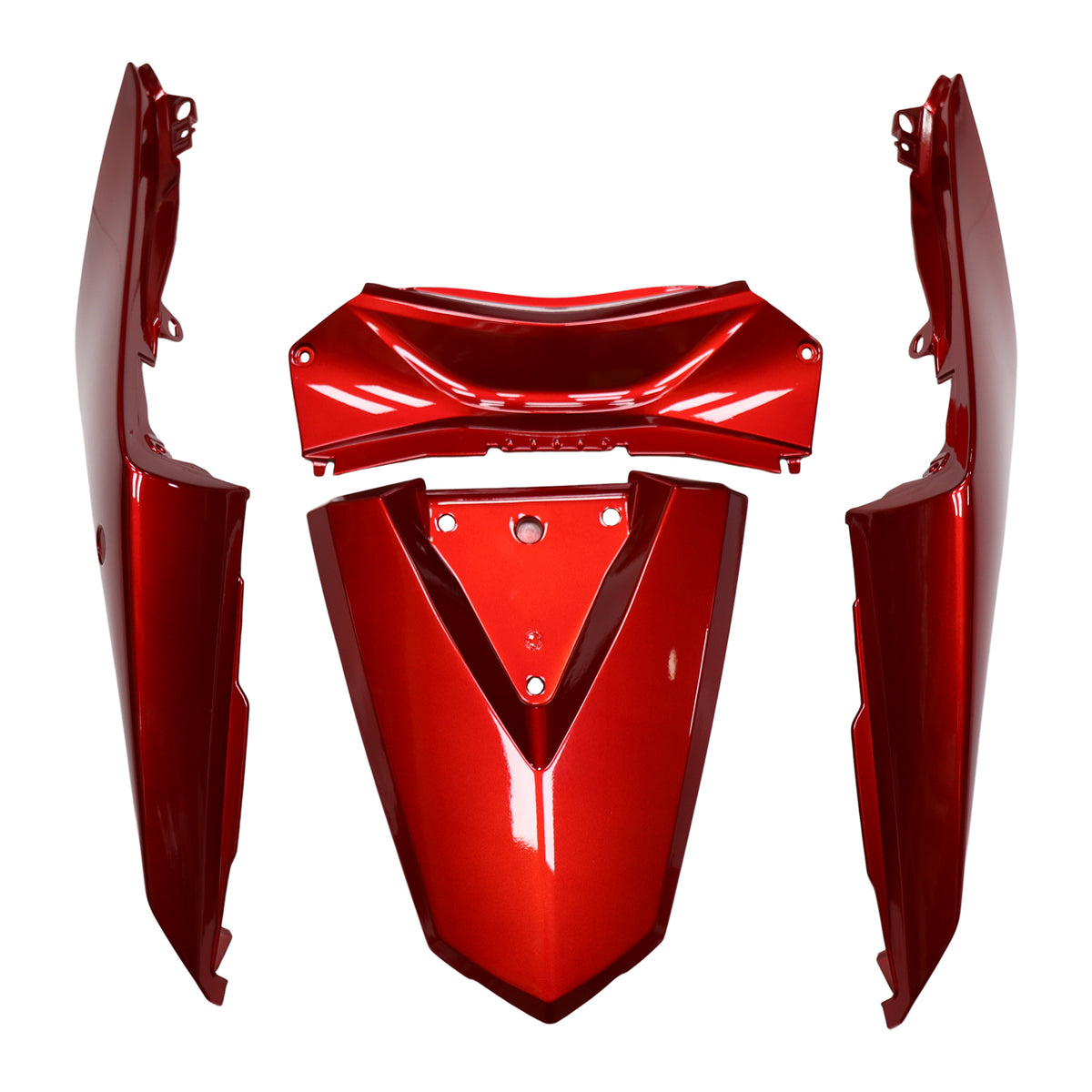 Amotopart 2014-2018 Yamaha YZF-R3 R25 Red Fairing Kit