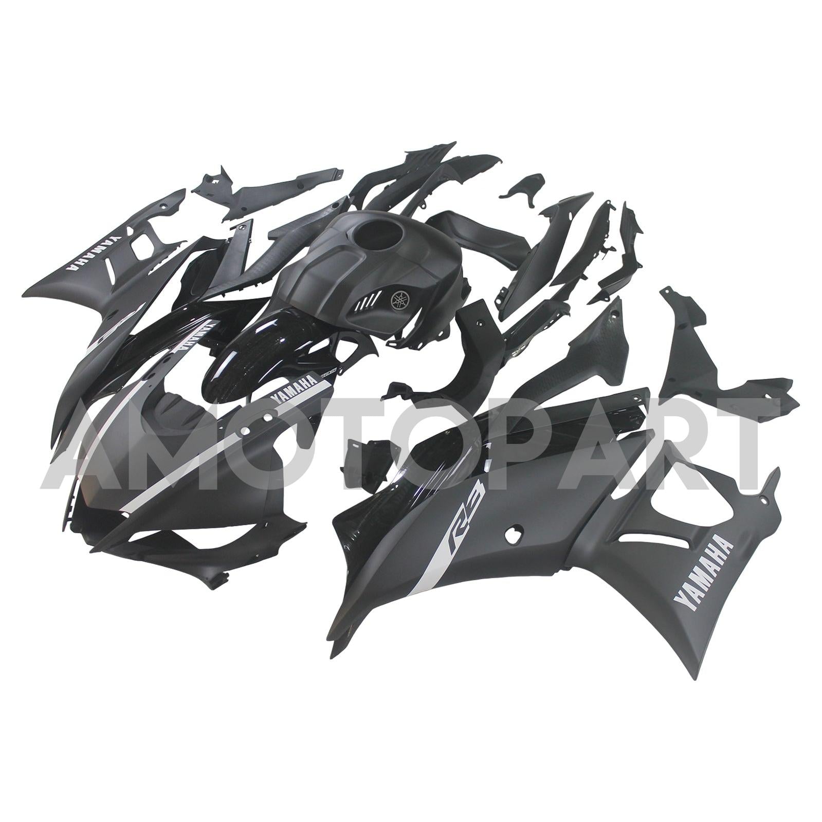 Amotopart Yamaha YZF-R3 R25 2019-2021 Fairing Kit
