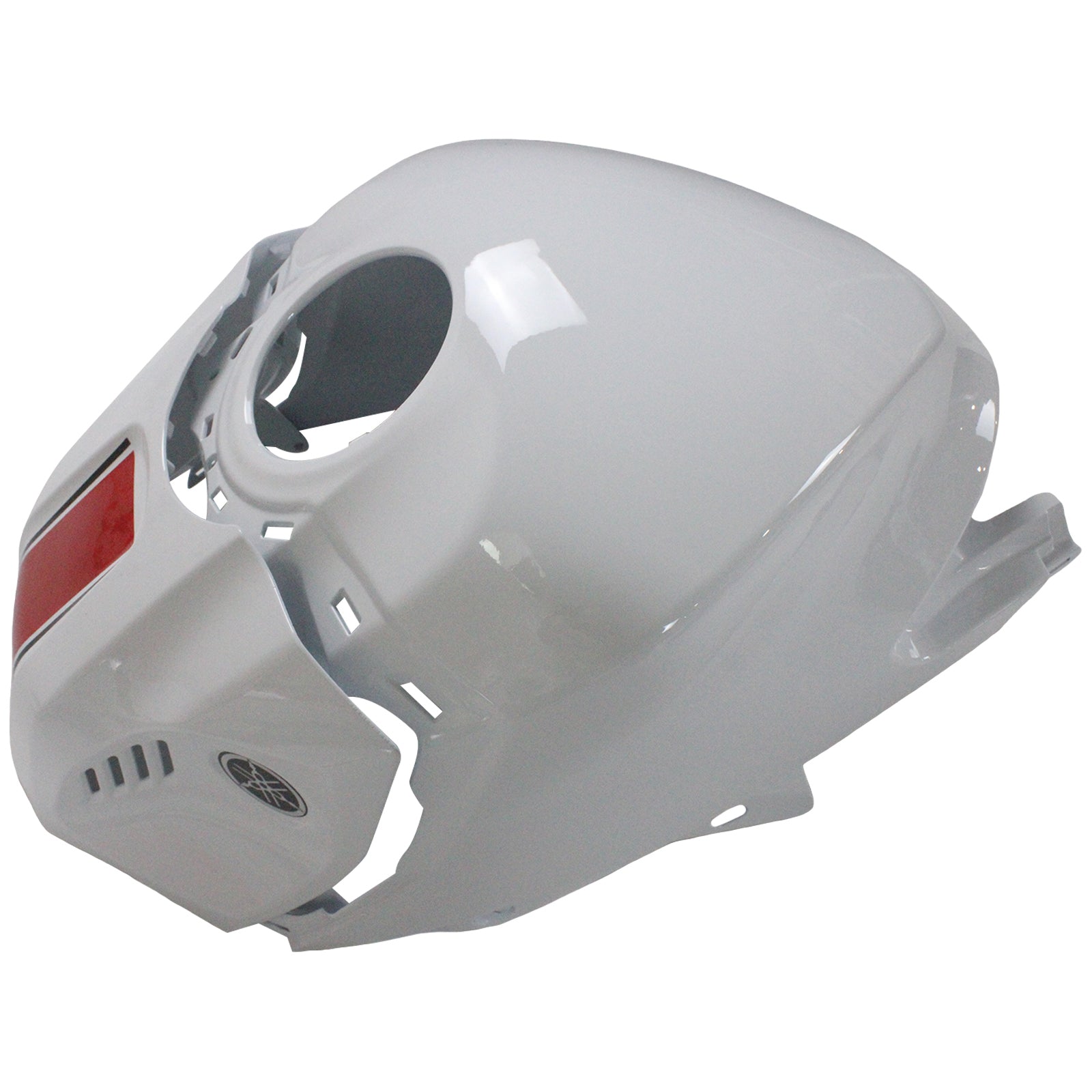 Amotopart Yamaha 2019–2021 YZF R3/YZF R25 Weiß-Rot-Verkleidungsset