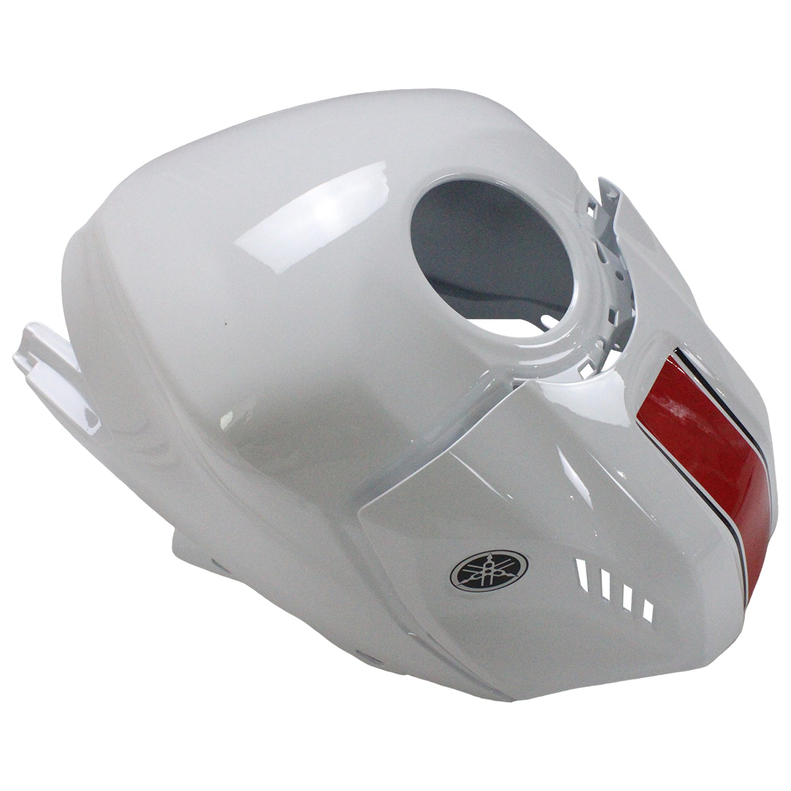 Amotopart Yamaha 2019–2021 YZF R3/YZF R25 Weiß-Rot-Verkleidungsset