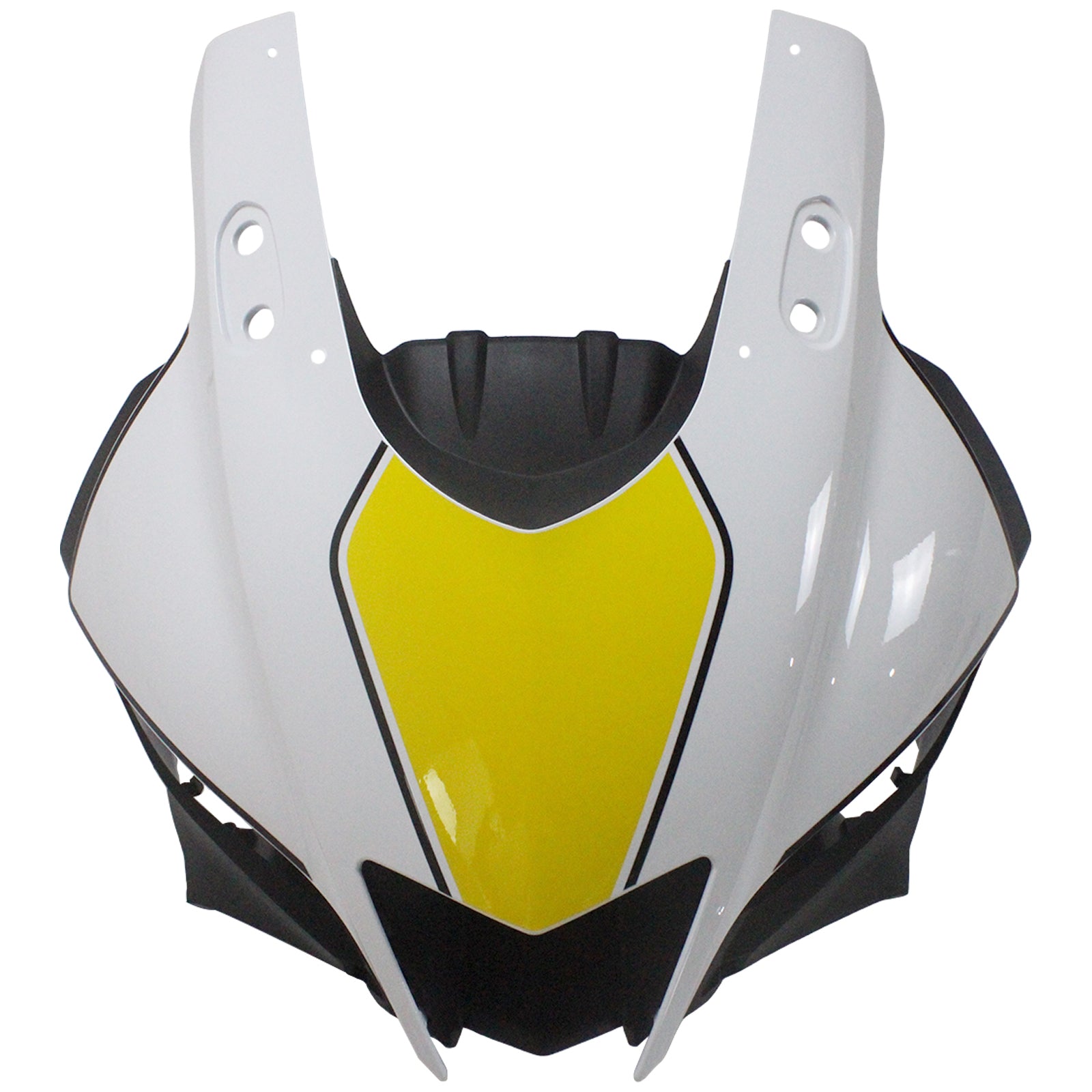 Amotopart Yamaha 2019–2021 YZF R3/YZF R25 Weiß-Rot-Verkleidungsset