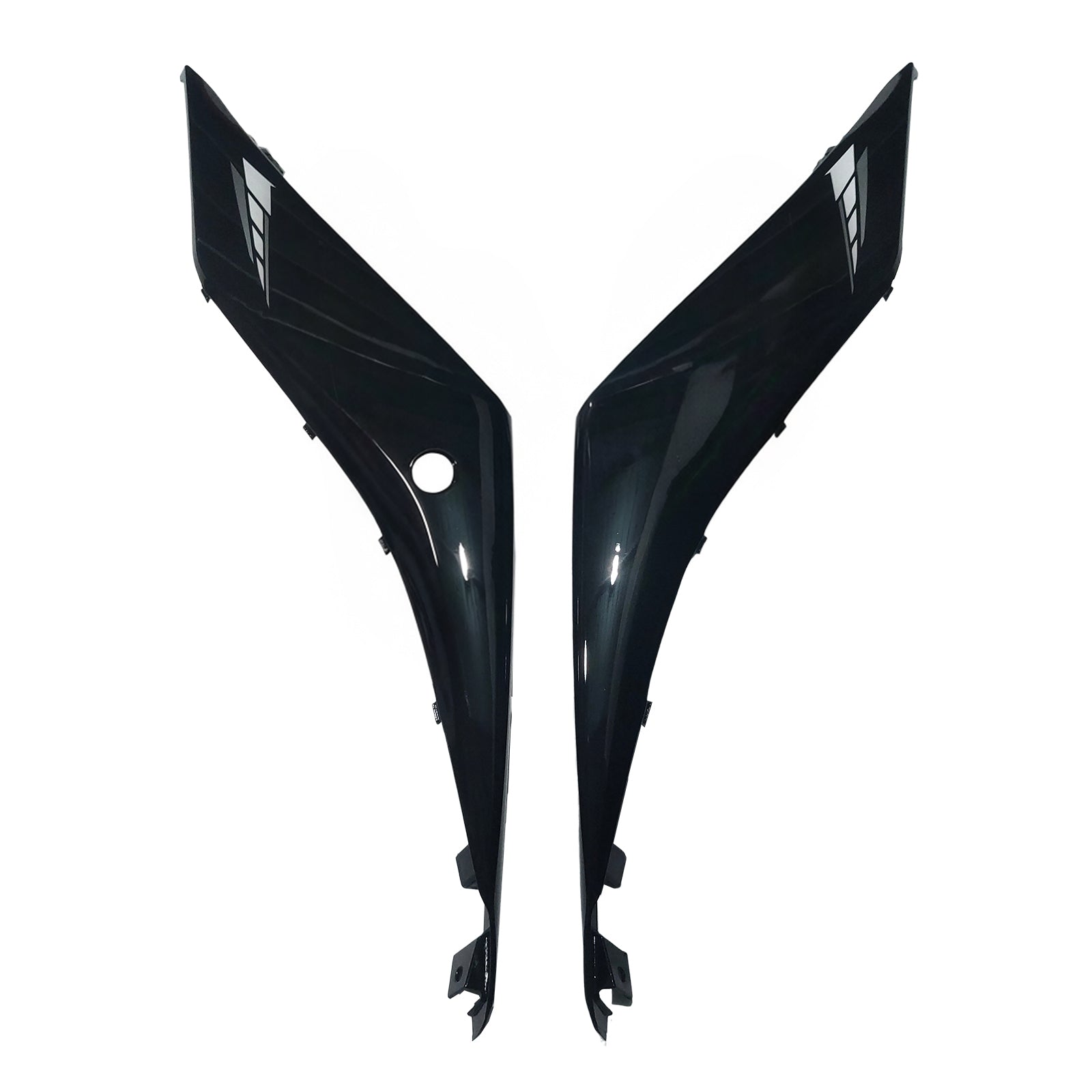 Amotopart Yamaha 2019–2021 YZF R3/YZF R25 Schwarz Blau Verkleidungsset