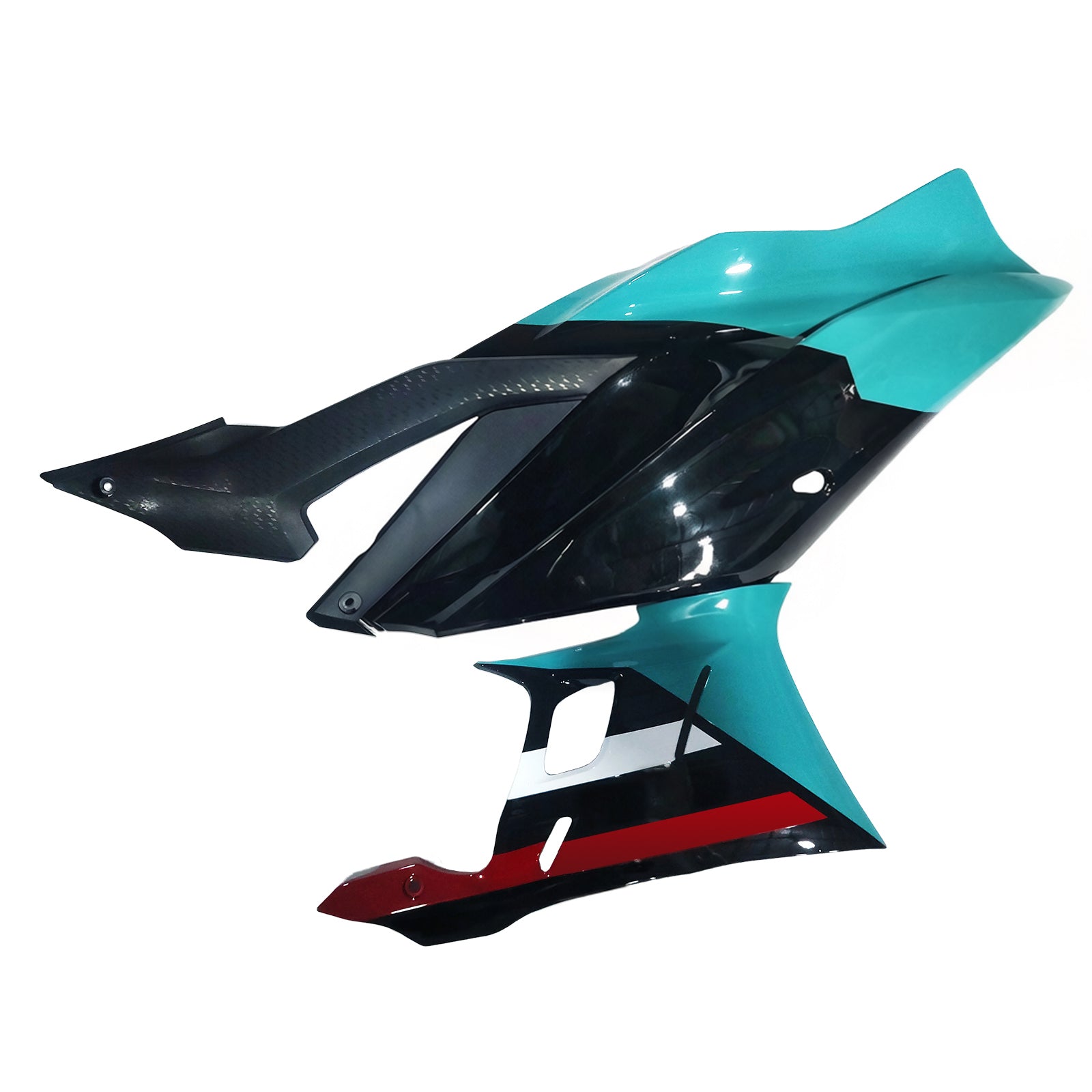 Amotopart Yamaha 2019–2021 YZF R3/YZF R25 Schwarz Blau Verkleidungsset