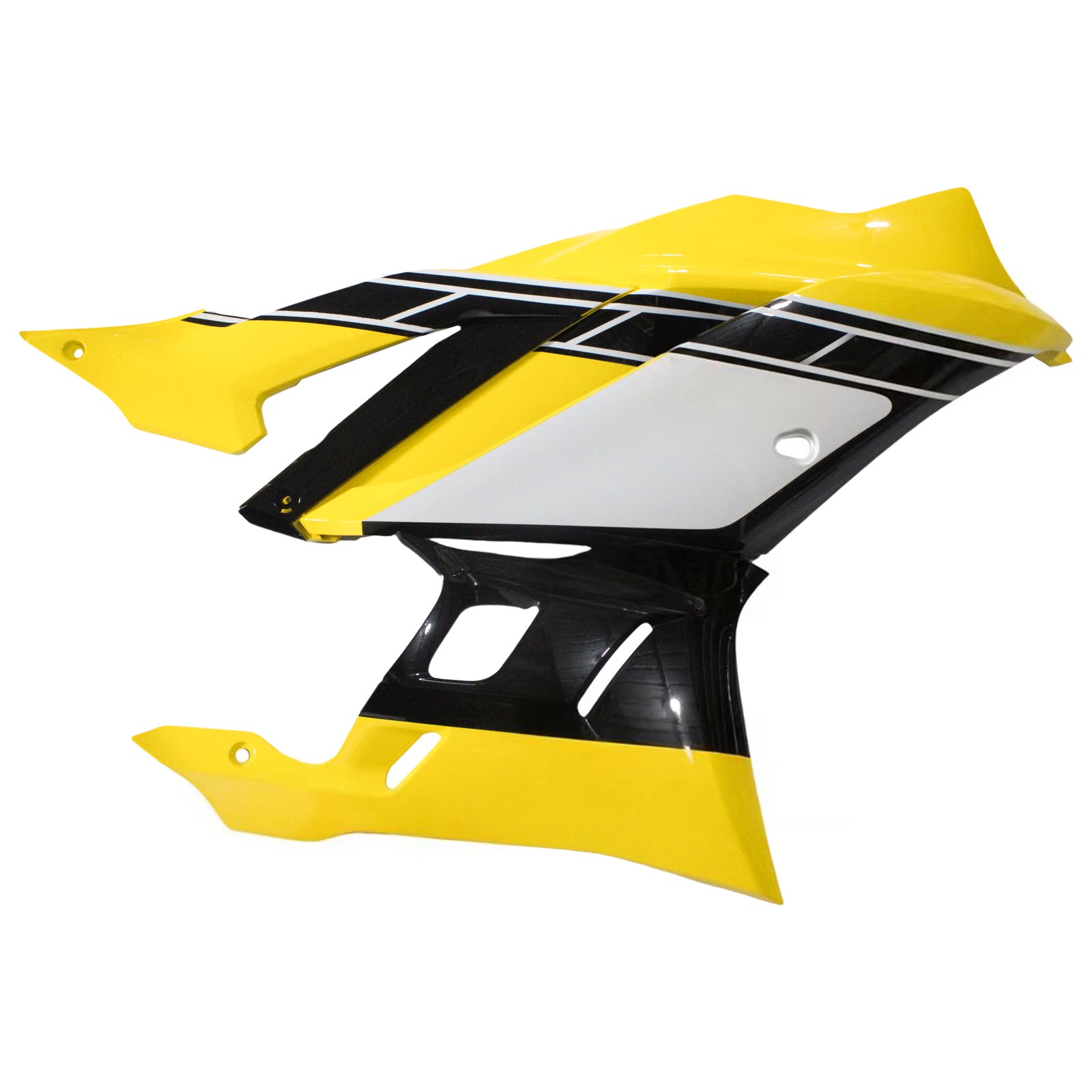 Amotopart Yamaha 2019-2021 YZF R3/YZF R25 Kit de carenado amarillo negro blanco