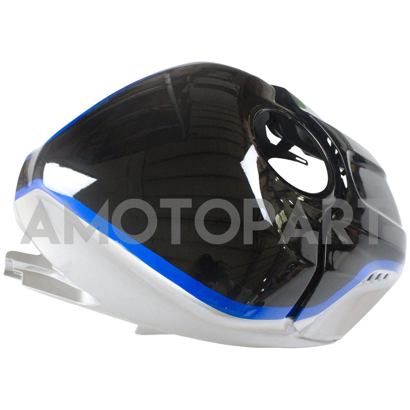 Amotopart Yamaha 2019-2021 YZF R3/YZF R25 Black Sliver Blue Fairing Kit
