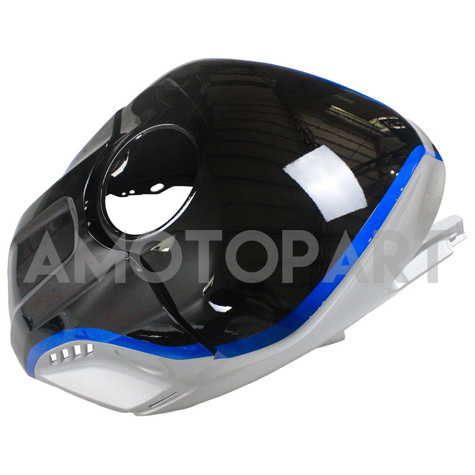 Amotopart Yamaha 2019-2021 YZF R3/YZF R25 Black Sliver Blue Fairing Kit
