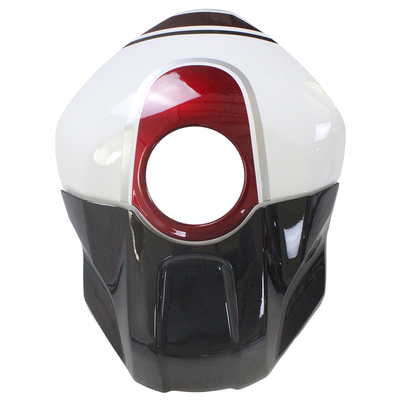 Amotopart Yamaha 2019–2021 YZF R3/YZF R25 Rot Schwarz Weiß Verkleidungsset