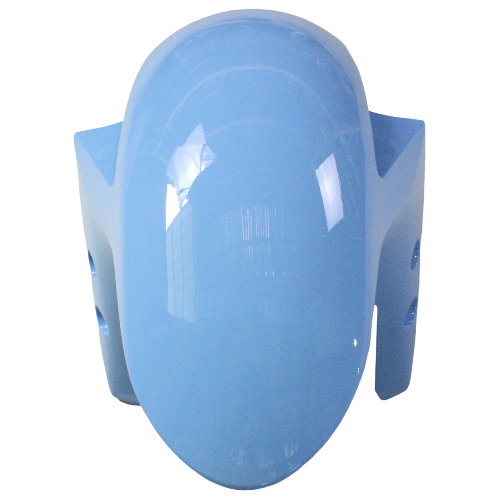 Amotopart Yamaha 2019-2021 YZF R3/YZF R25 Bleu&Kit de carénage blanc Style1