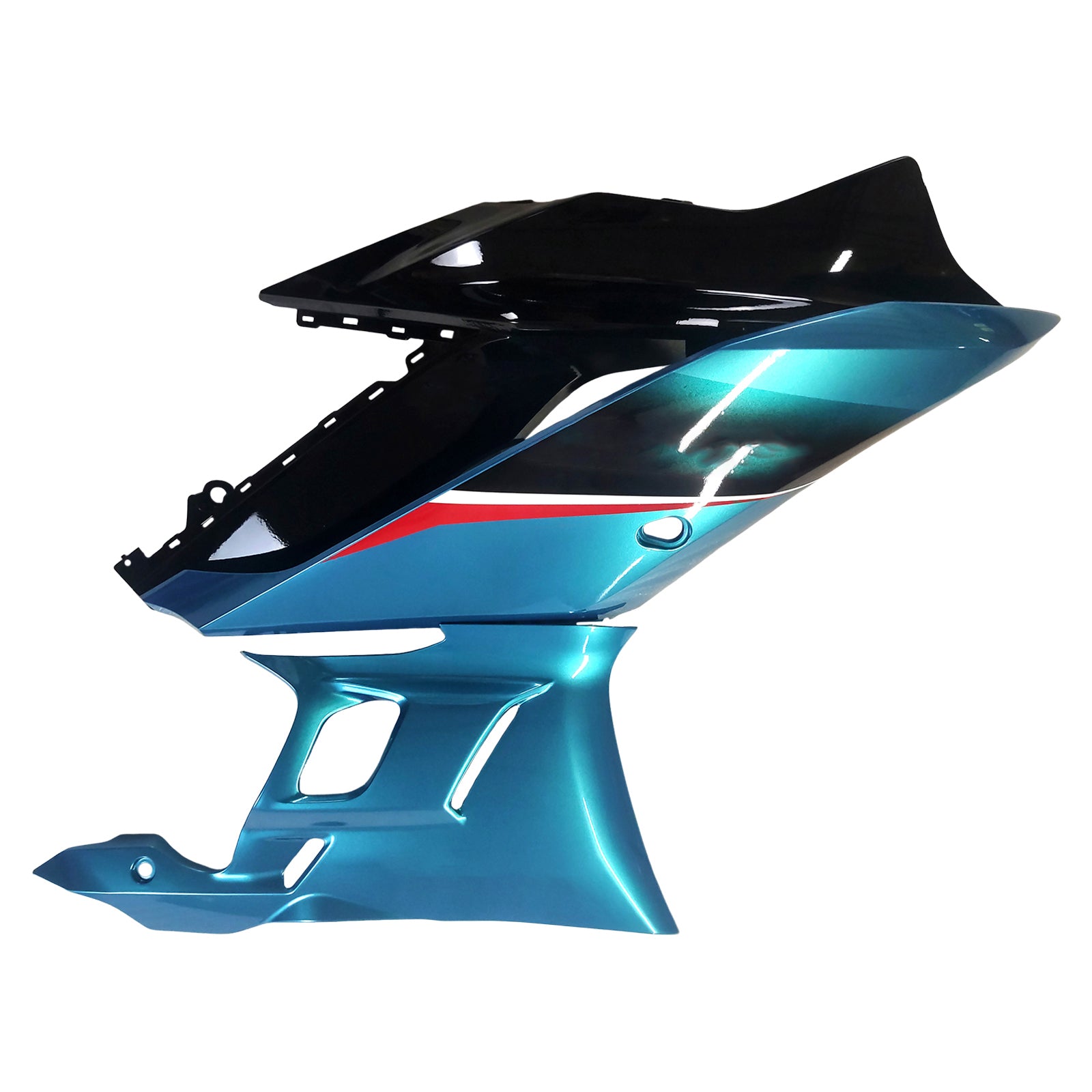 Amotopart 2019-2021 Yamaha YZF-R3 R25 Black Blue Fairing Kit