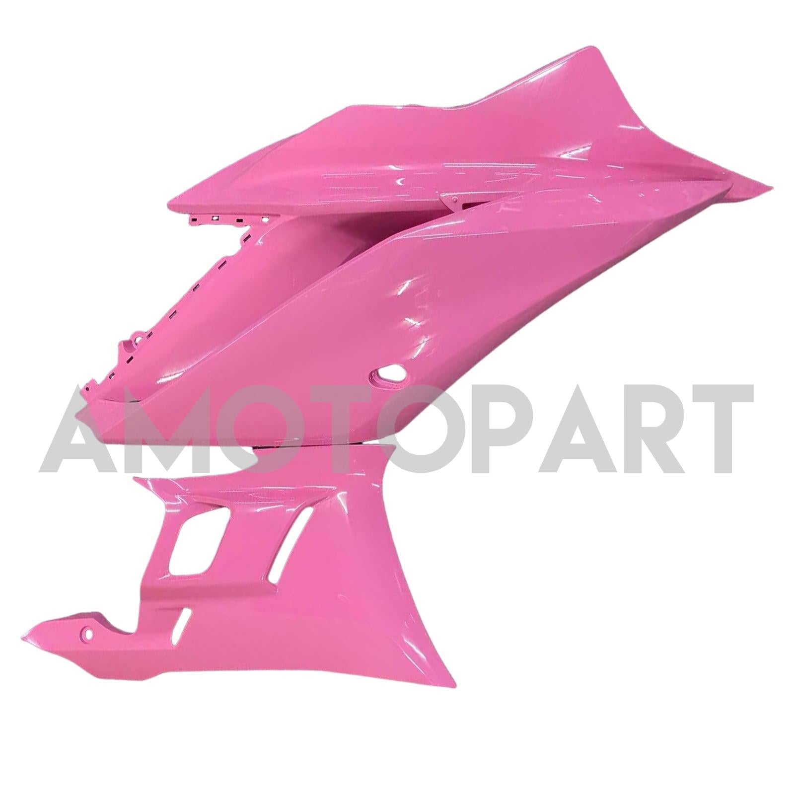 Amotopart 2019-2021 Yamaha YZF-R3 R25 Black Pink Fairing Kit