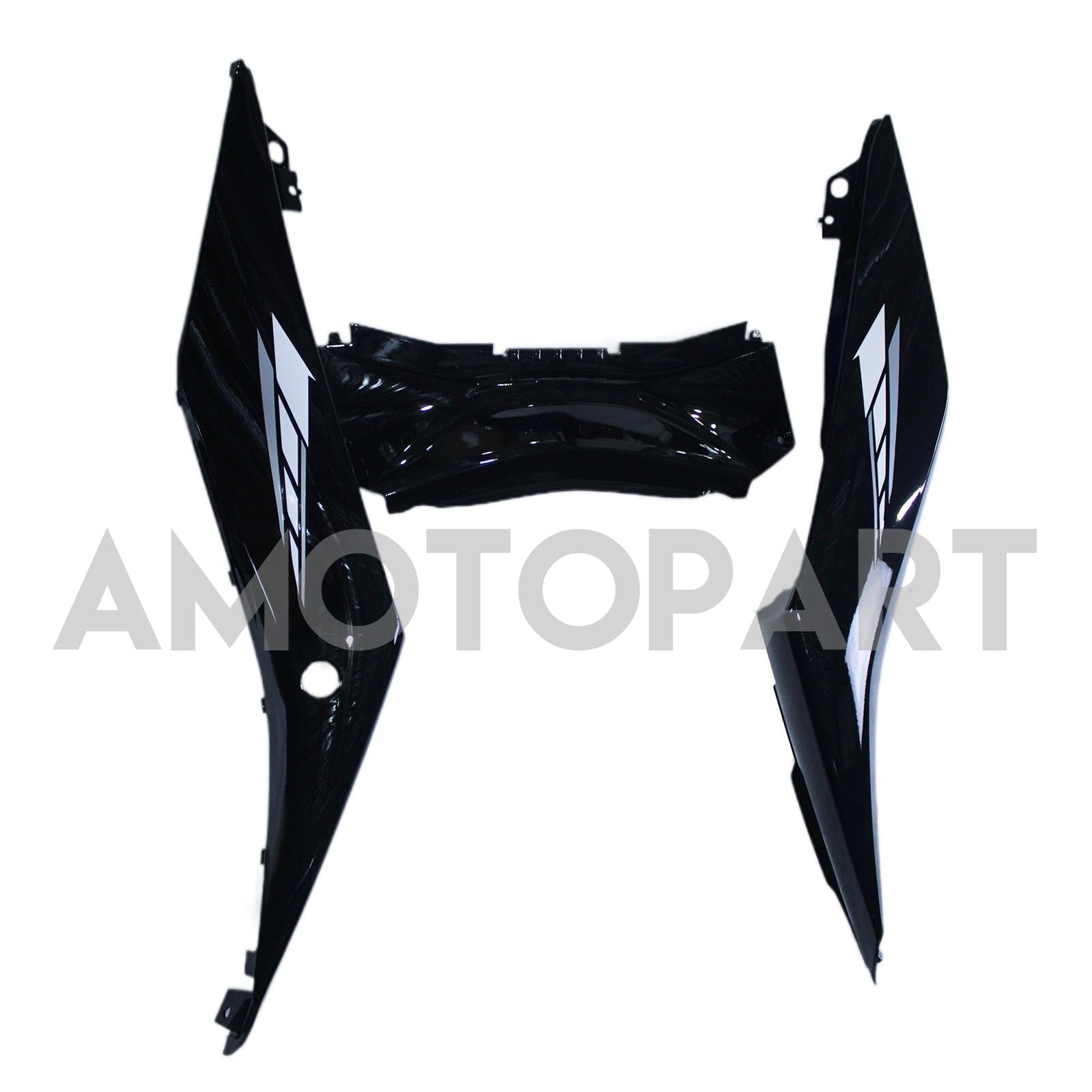 Amotopart 2019-2021 Yamaha YZF-R3 R25 Blue Black Fairing Kit