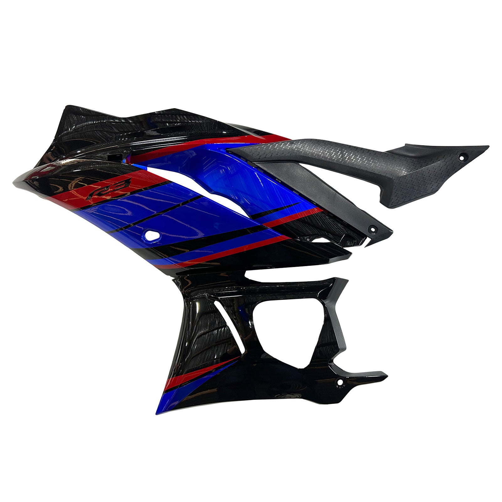 Amotopart 2019-2021 Yamaha YZF-R3 R25 Black Red Blue Fairing Kit