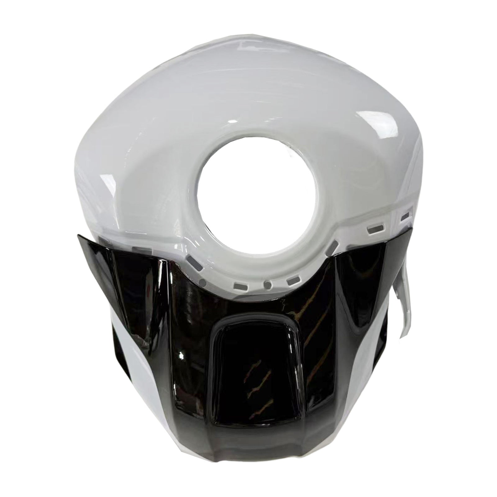 Amotopart 2019-2021 YAMAHA YZF-R3 R25 Glossy Black White Fairing Kit