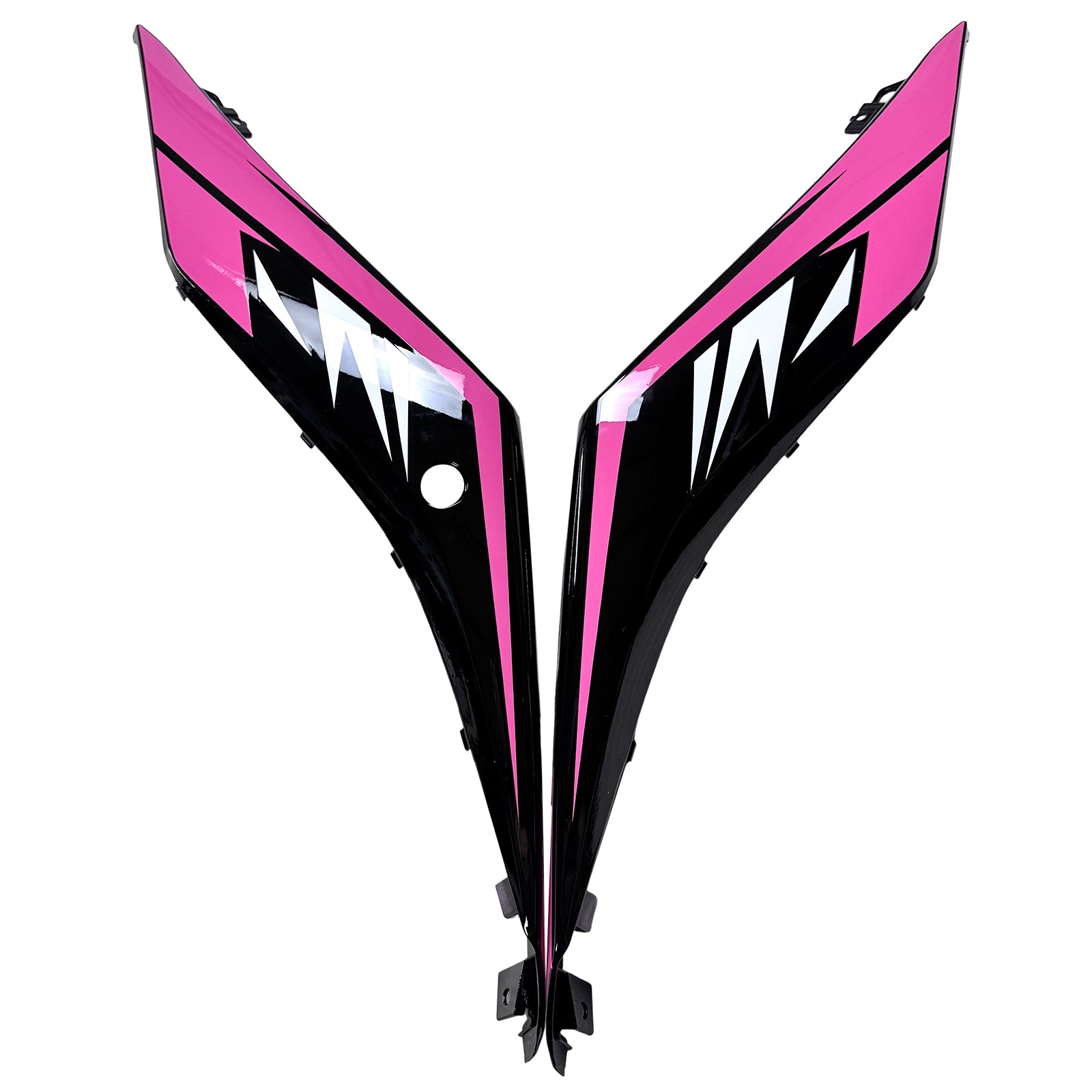 Amotopart 2019-2021 Yamaha YZF-R3 R25 Black Pink Fairing Kit