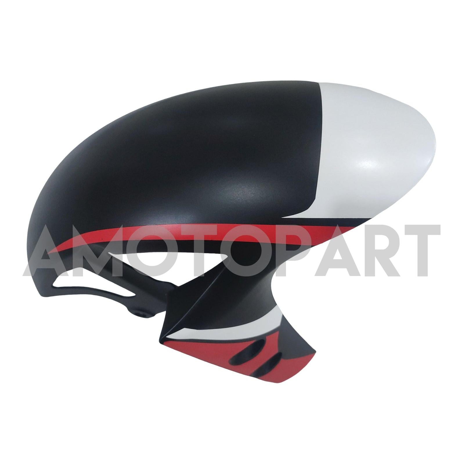 Kit de carenado Amotopart Yamaha YZF-R6 2017-2023 rojo y blanco Style3