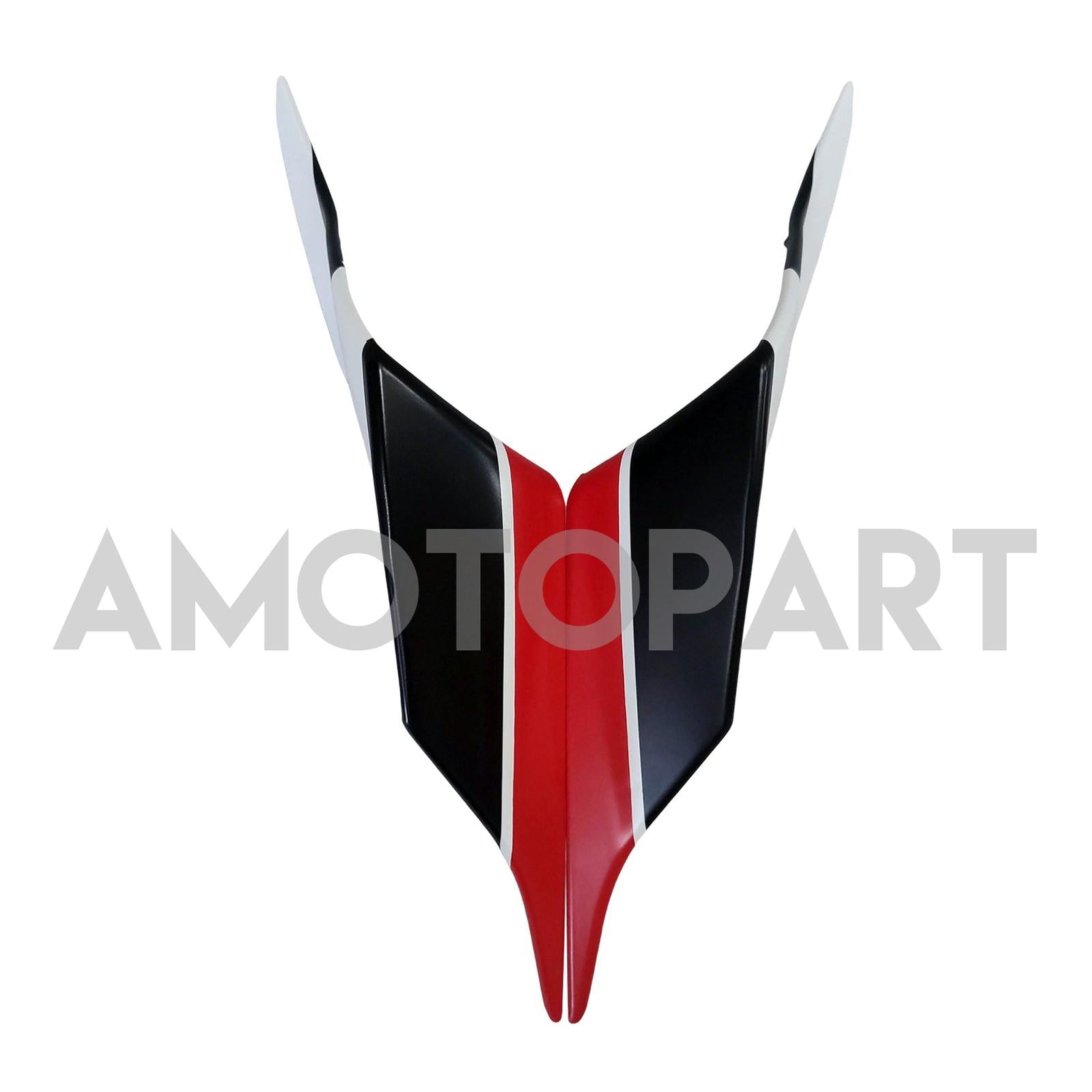Kit de carenado Amotopart Yamaha YZF-R6 2017-2023 rojo y blanco Style3