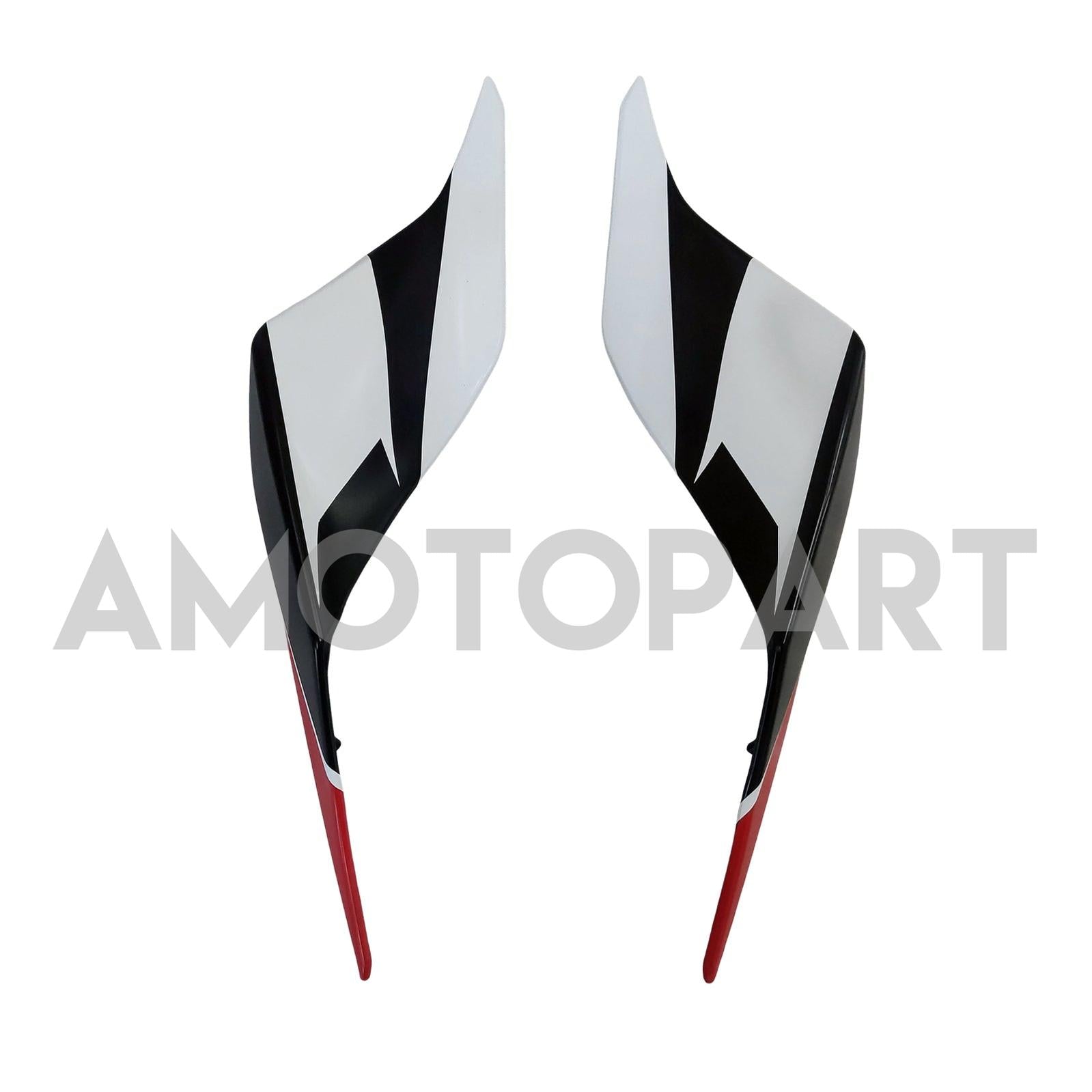 Kit de carenado Amotopart Yamaha YZF-R6 2017-2023 rojo y blanco Style3