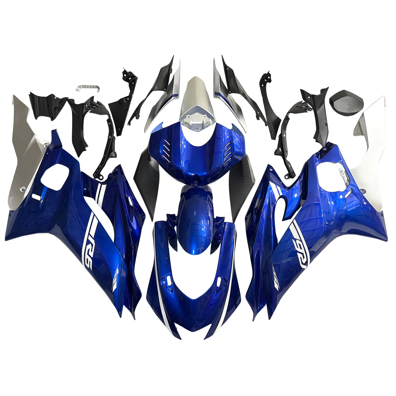 Amotopart Yamaha YZF-R6 2017-2023 Blue Style1 Fairing Kit