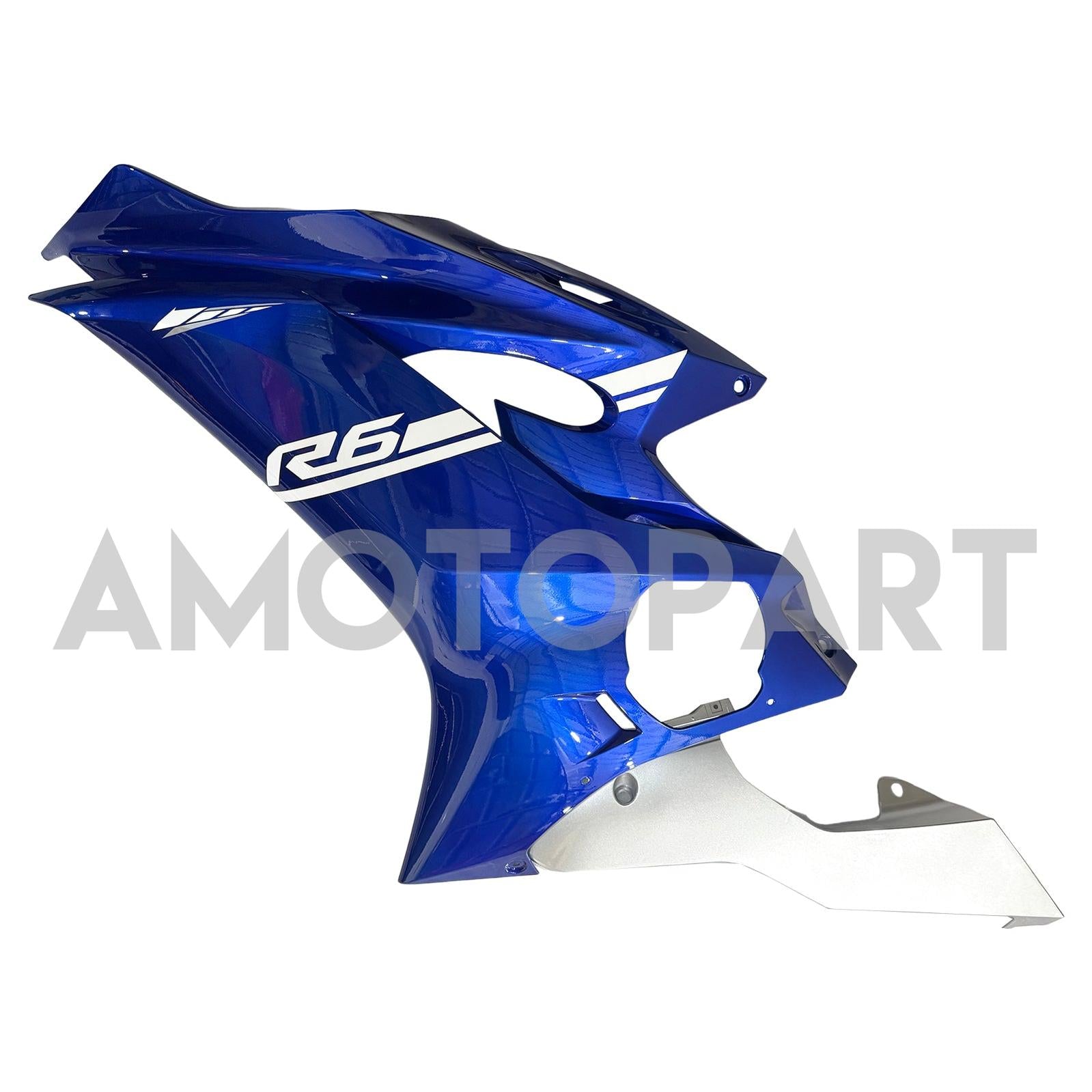 Amotopart Yamaha YZF-R6 2017-2023 Blue Style1 Fairing Kit