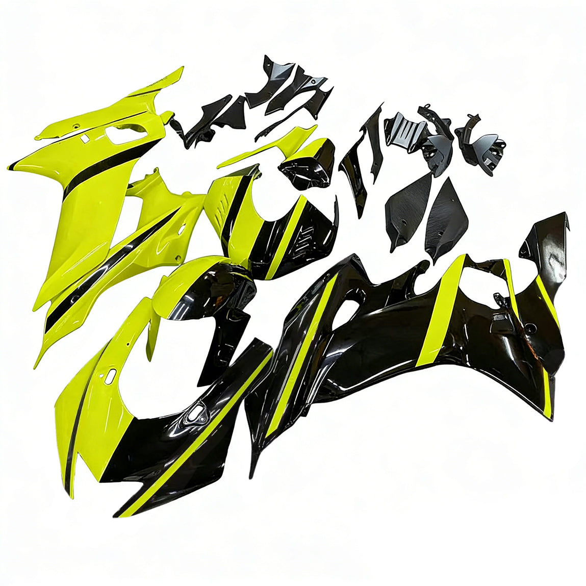 Amotopart Yamaha YZF-R6 2017-2023 Yellow&Black Fairing Kit
