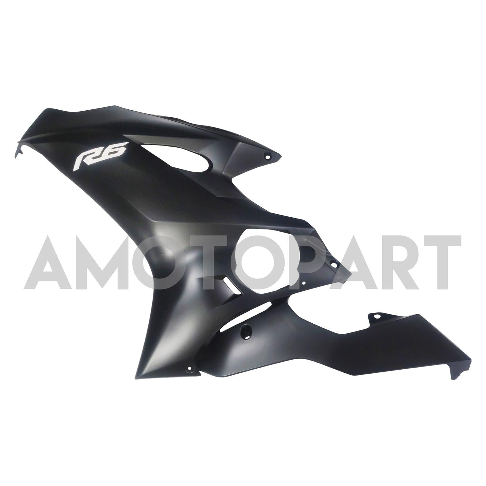 Amotopart Yamaha YZF-R6 2017-2023 Satin Schwarzverkleidungskit