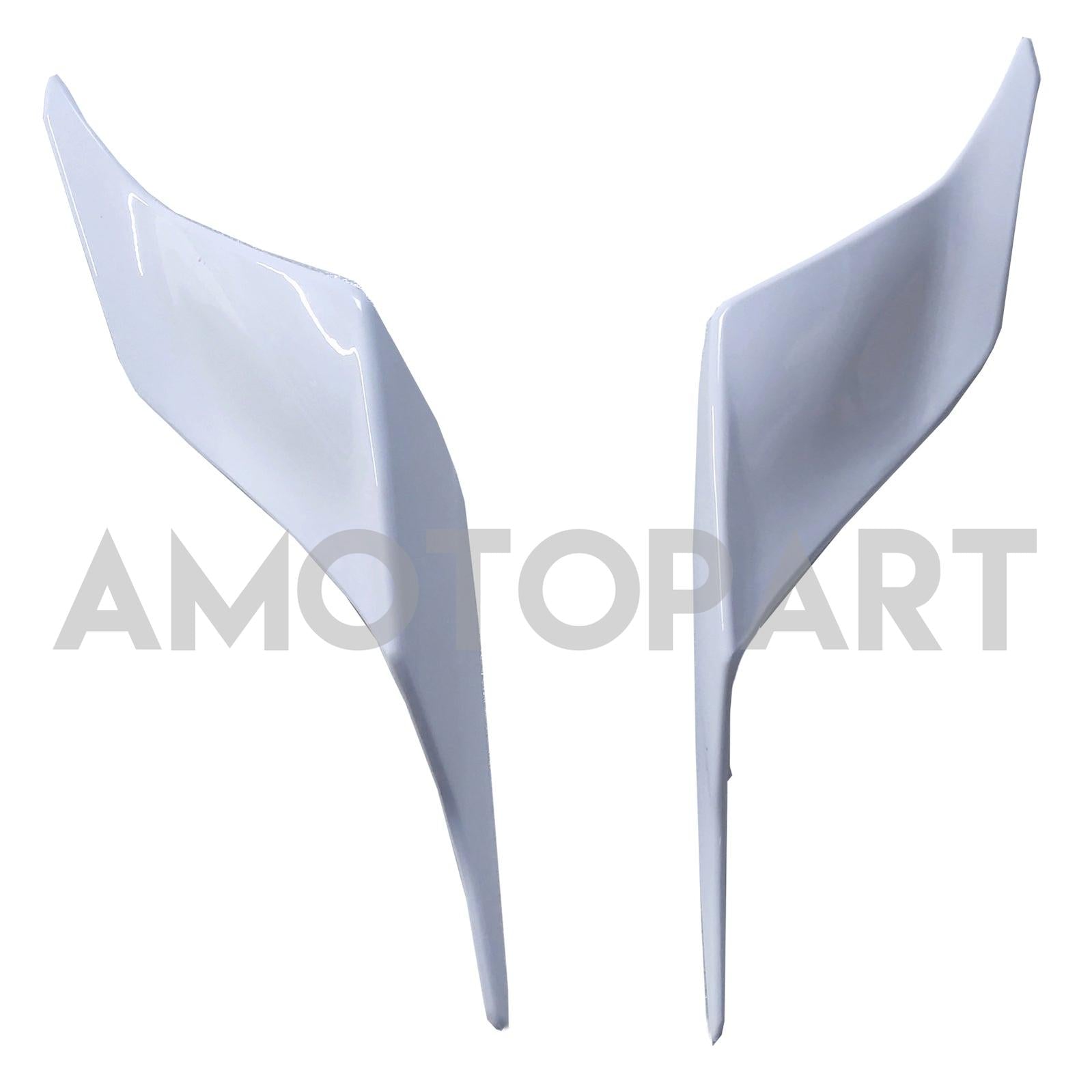 Amotopart Yamaha YZF-R6 2017-2023 Weißes Verkleidungskit
