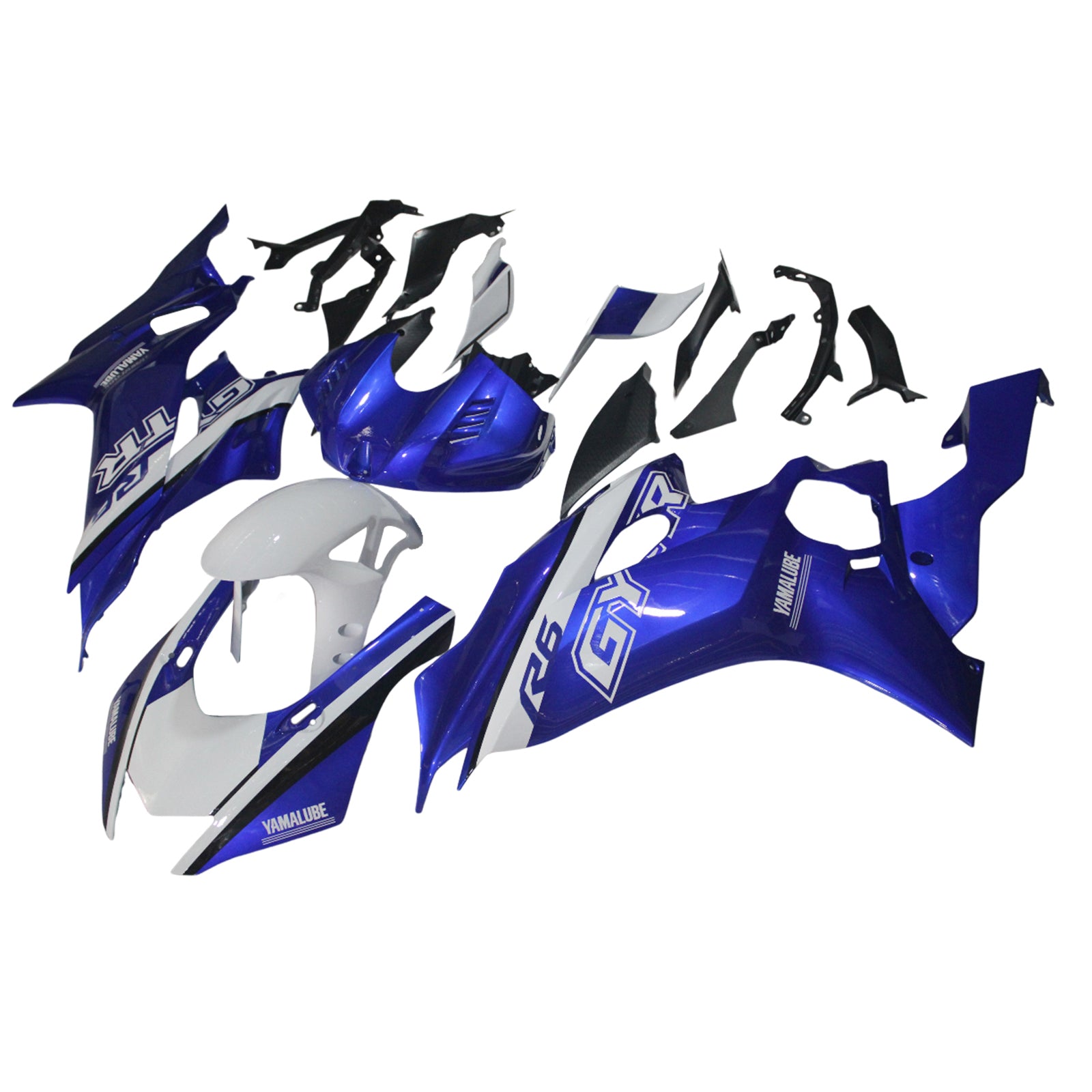 Amotopart ヤマハ YZF-R6 2017-2023 ブルー Style6 フェアリングキット
