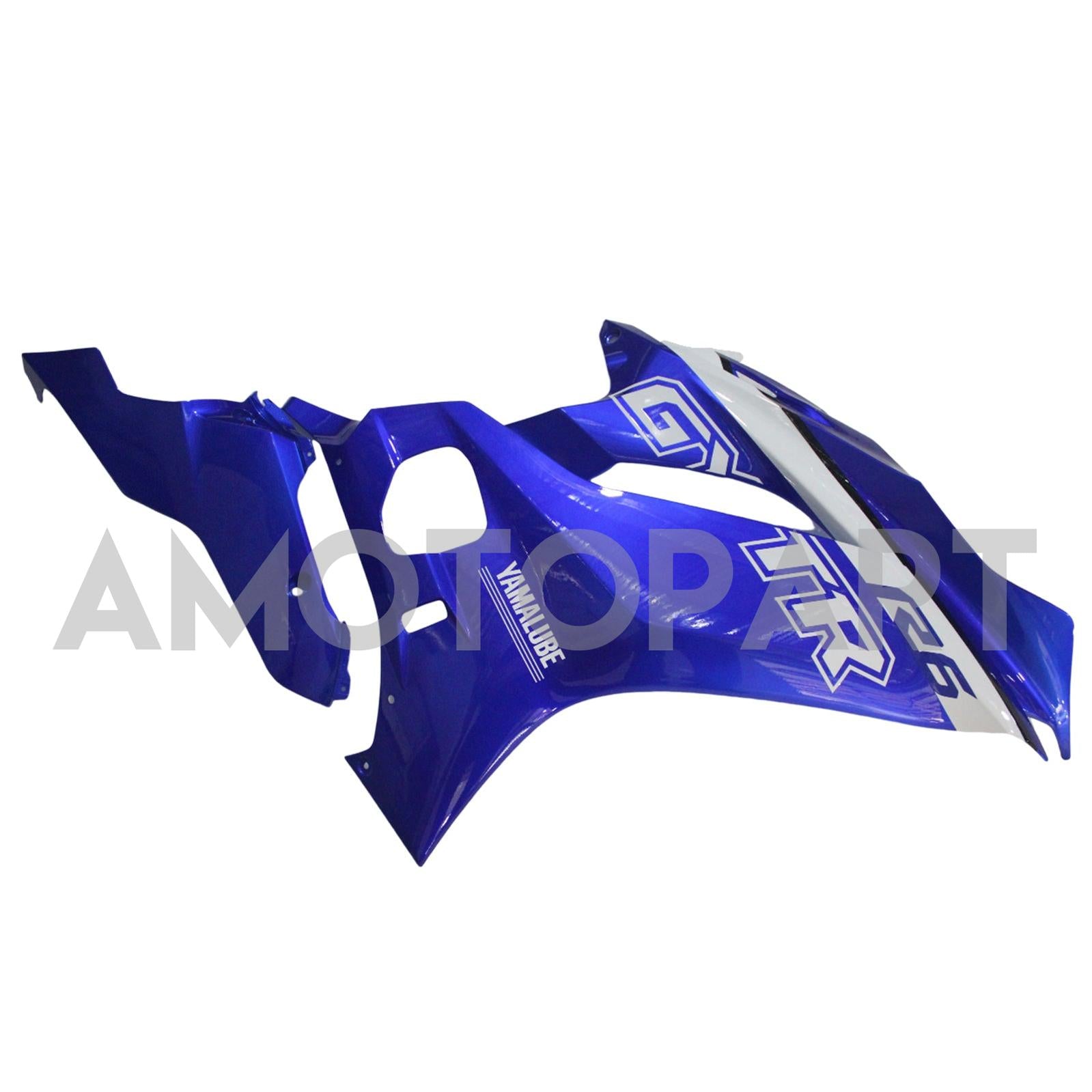 Amotopart Yamaha YZF-R6 2017-2023 Blue Style6 Fairing Kit