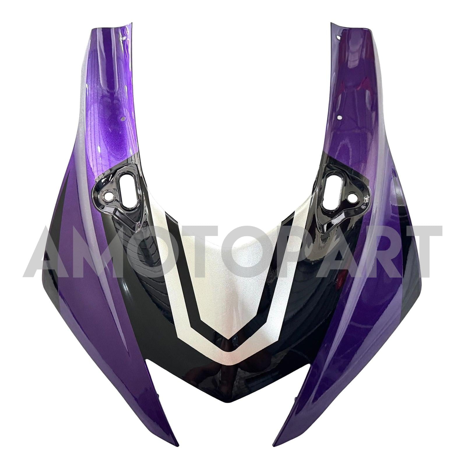 Amotopart 2017-2023 Yamaha Yzf R6 Black Purple Fairing Zestaw