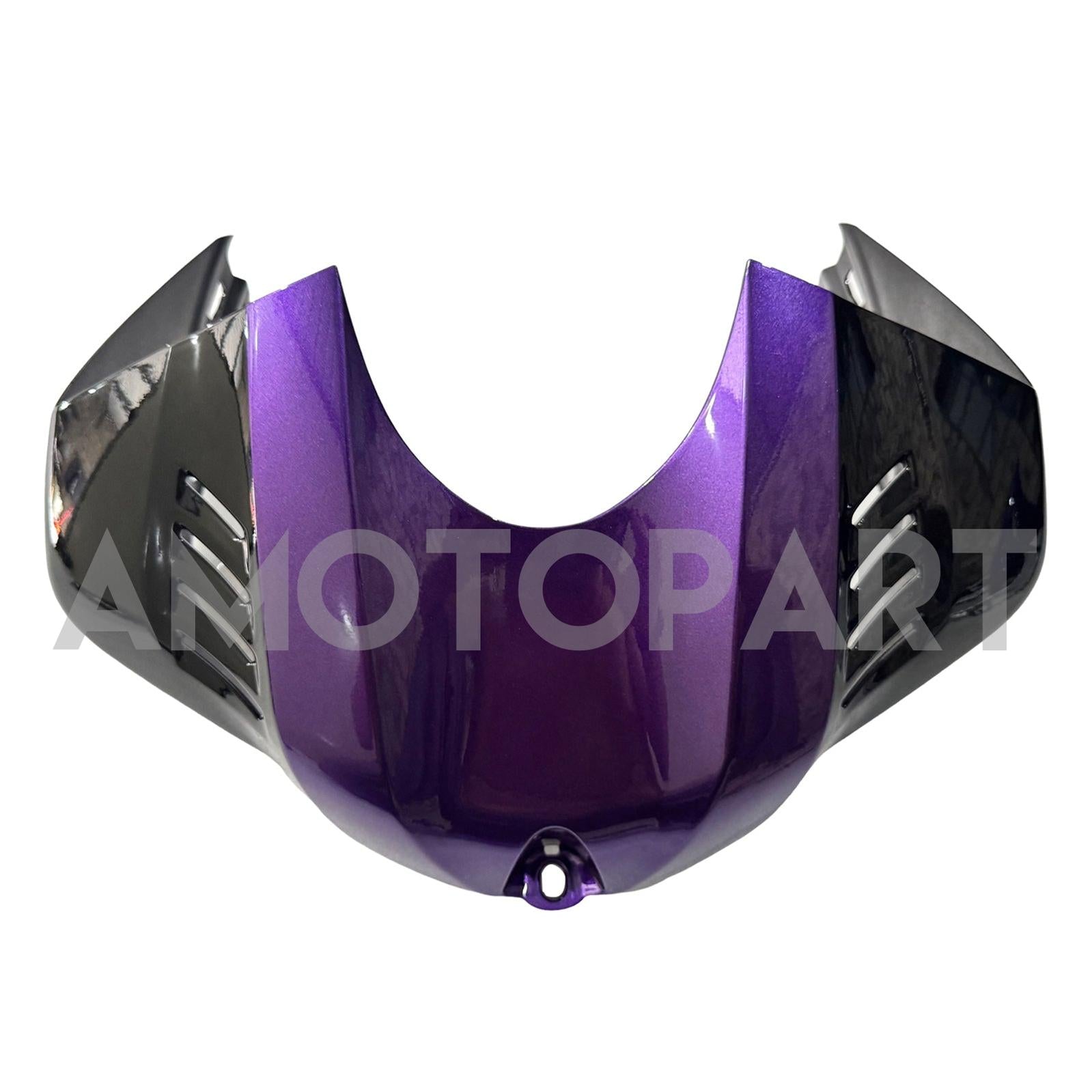 Amotopart 2017-2023 Yamaha Yzf R6 Black Purple Fairing Zestaw